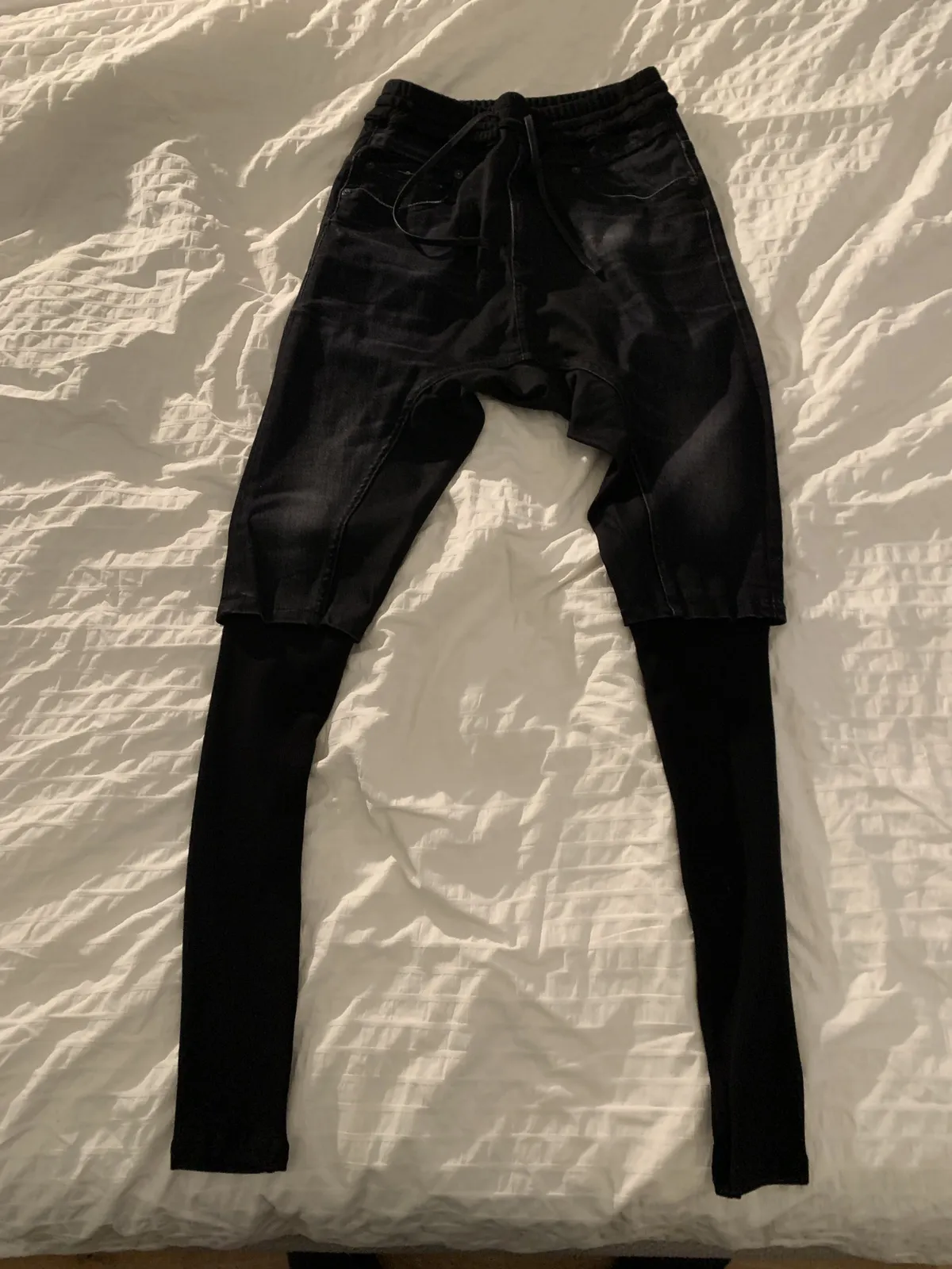 R13 half jogger half Jean pants