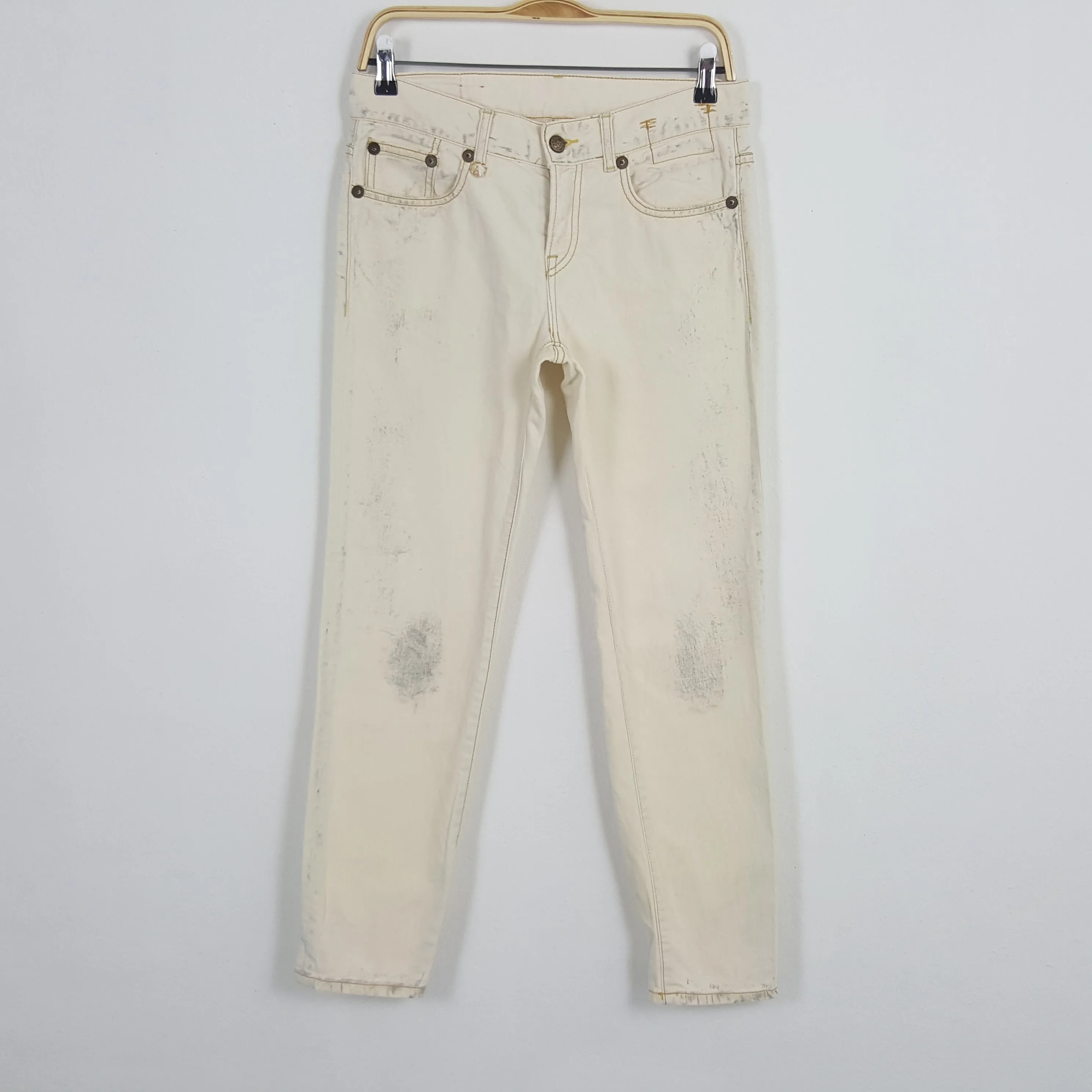 Vintage R13 White Denim Jeans