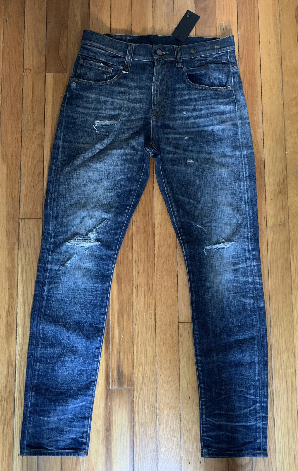 NEW Boy jeans, ripped, distressed, MI Italy, Japanese denim