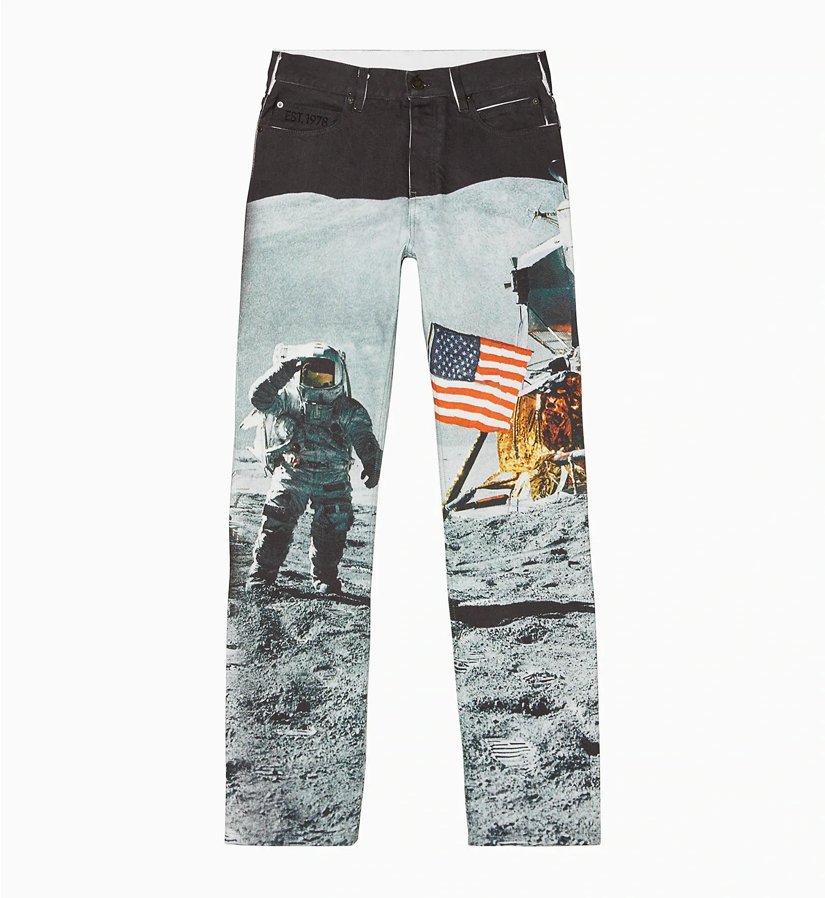 EST. 1978 Moon Landings Straight Jeans
