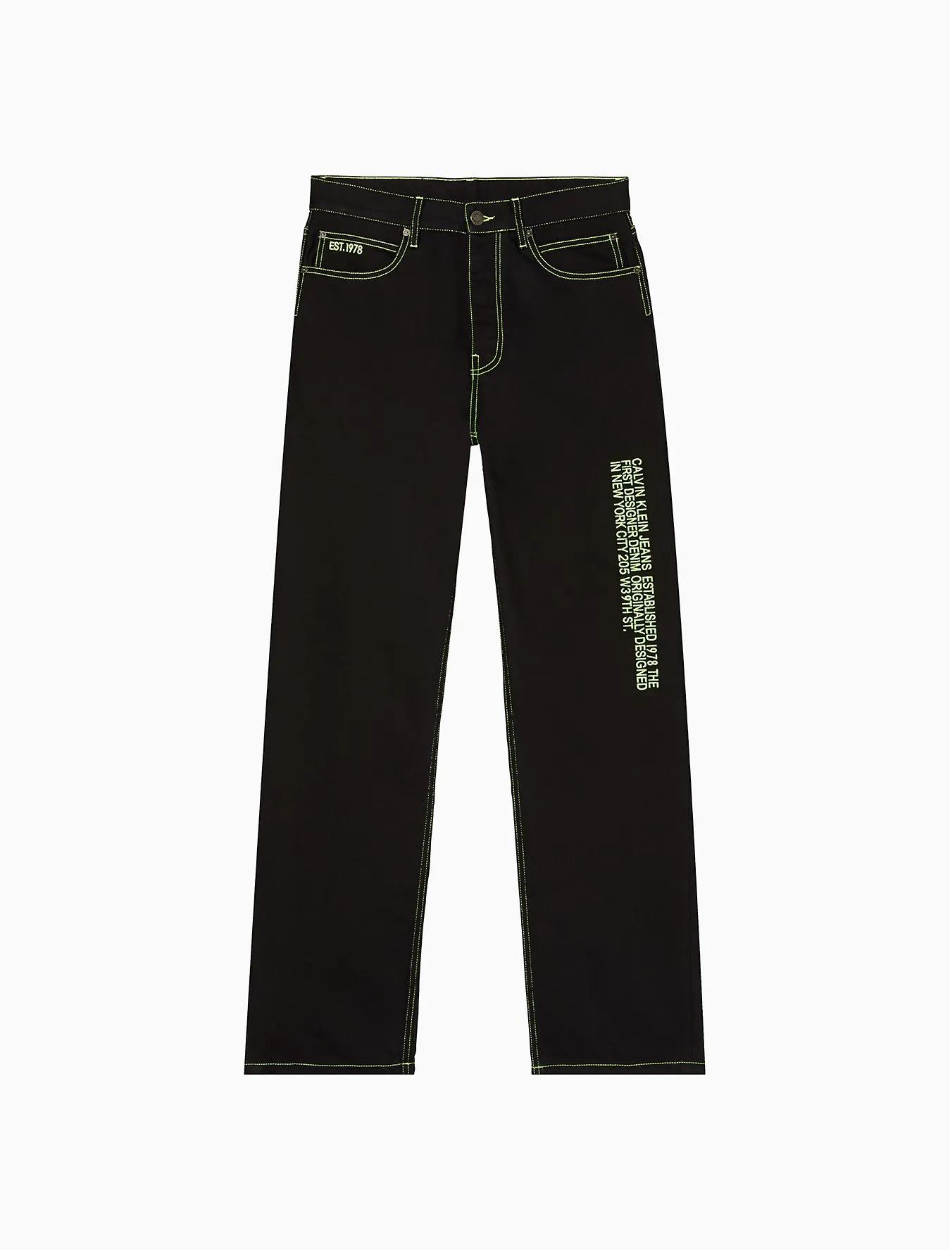 EST. 1978 Baggy Black Hole Jeans