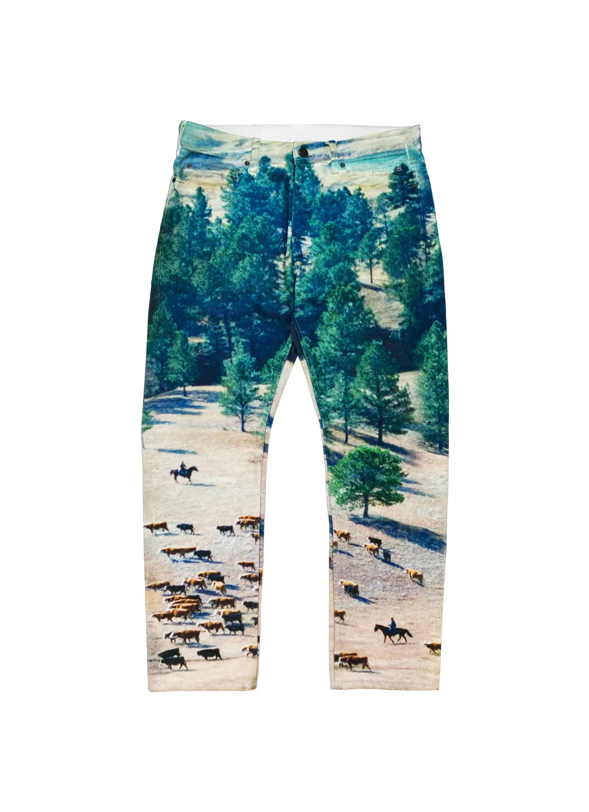 Calvin Klein 205W39NYC by Raf Simons Landscape Western Denim