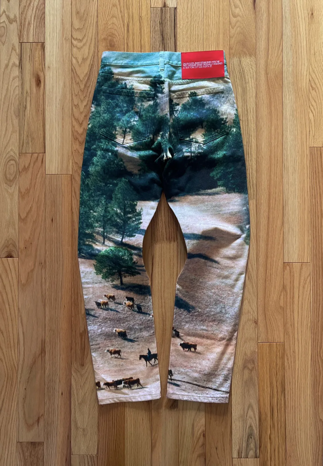 SS2019 CK205W39Nyc Calvin Klein Raf Simons Landscape Denim