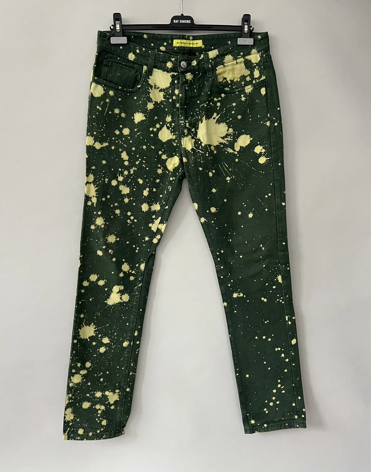 Raf Simons X Sterling Ruby FW14 Bleached Denim