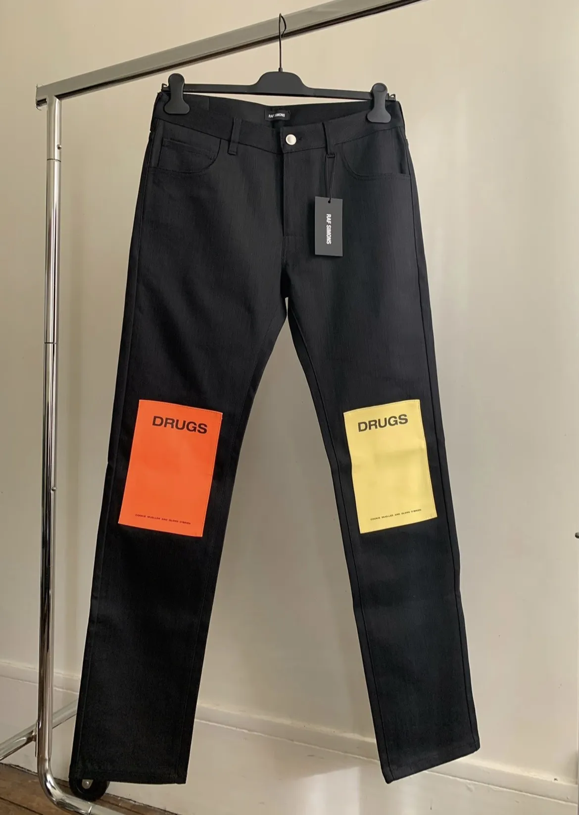 Raf Simons Drugs Patch Jeans