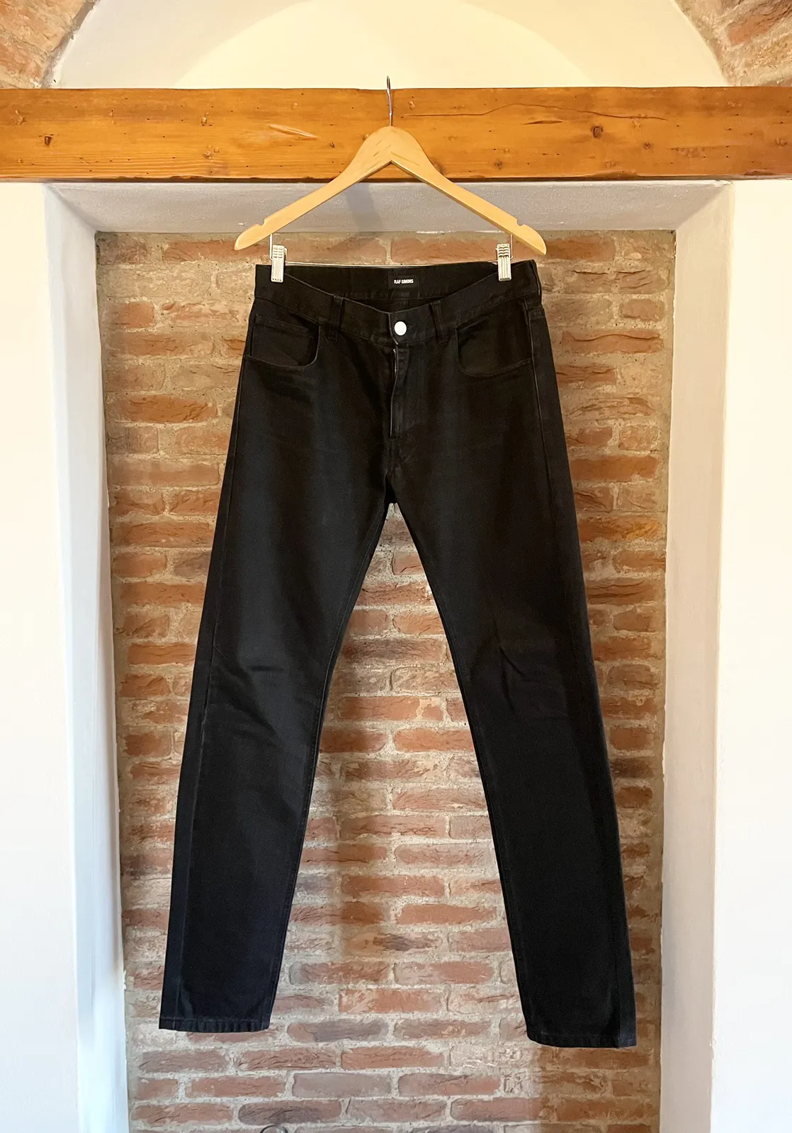 Raf Simons ss18 denim regular fit pants