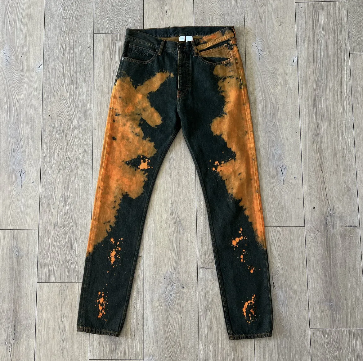 Calvin Klein by Raf Simons Bleached Jeans