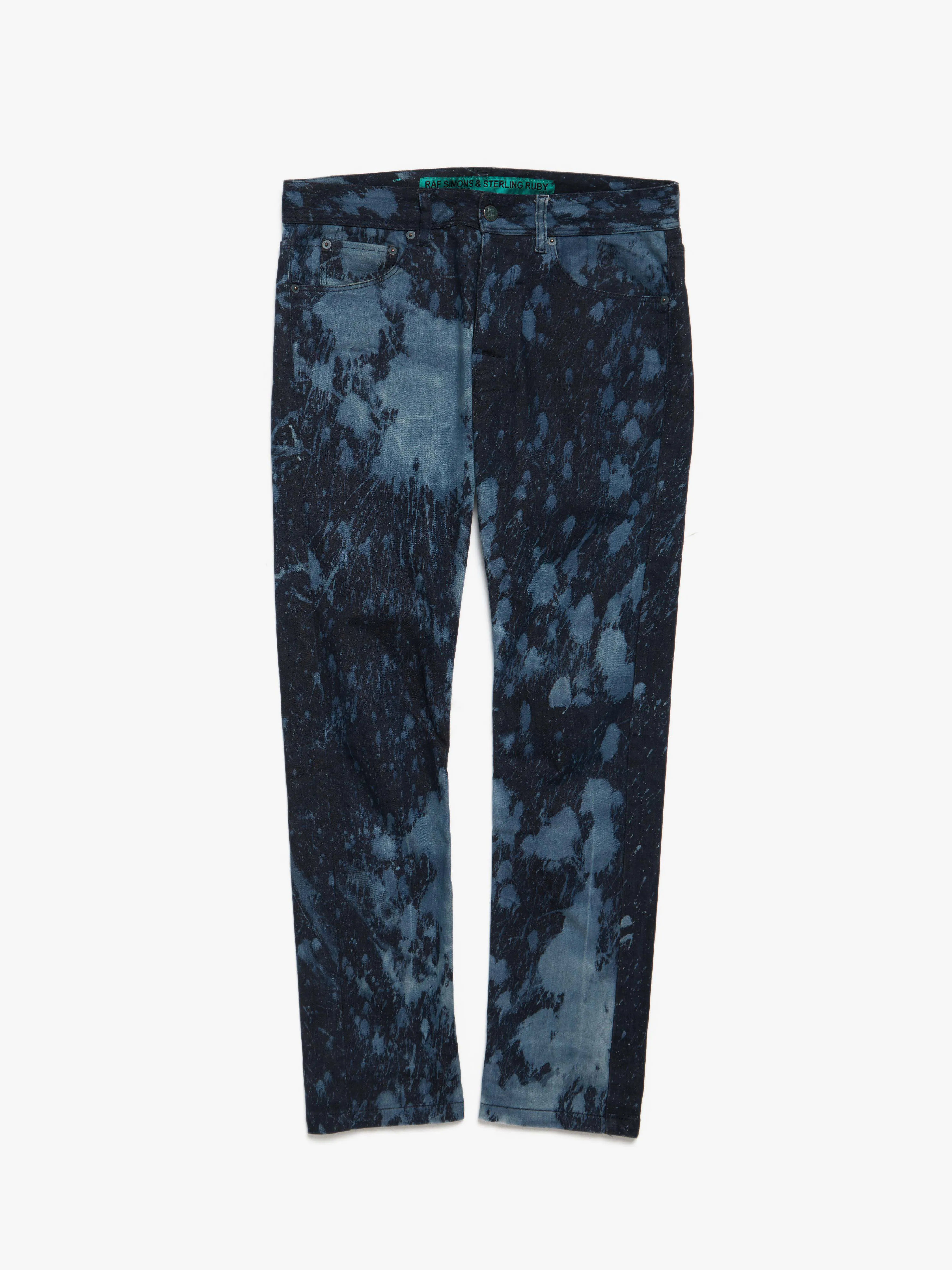 Bleached Denim Jeans