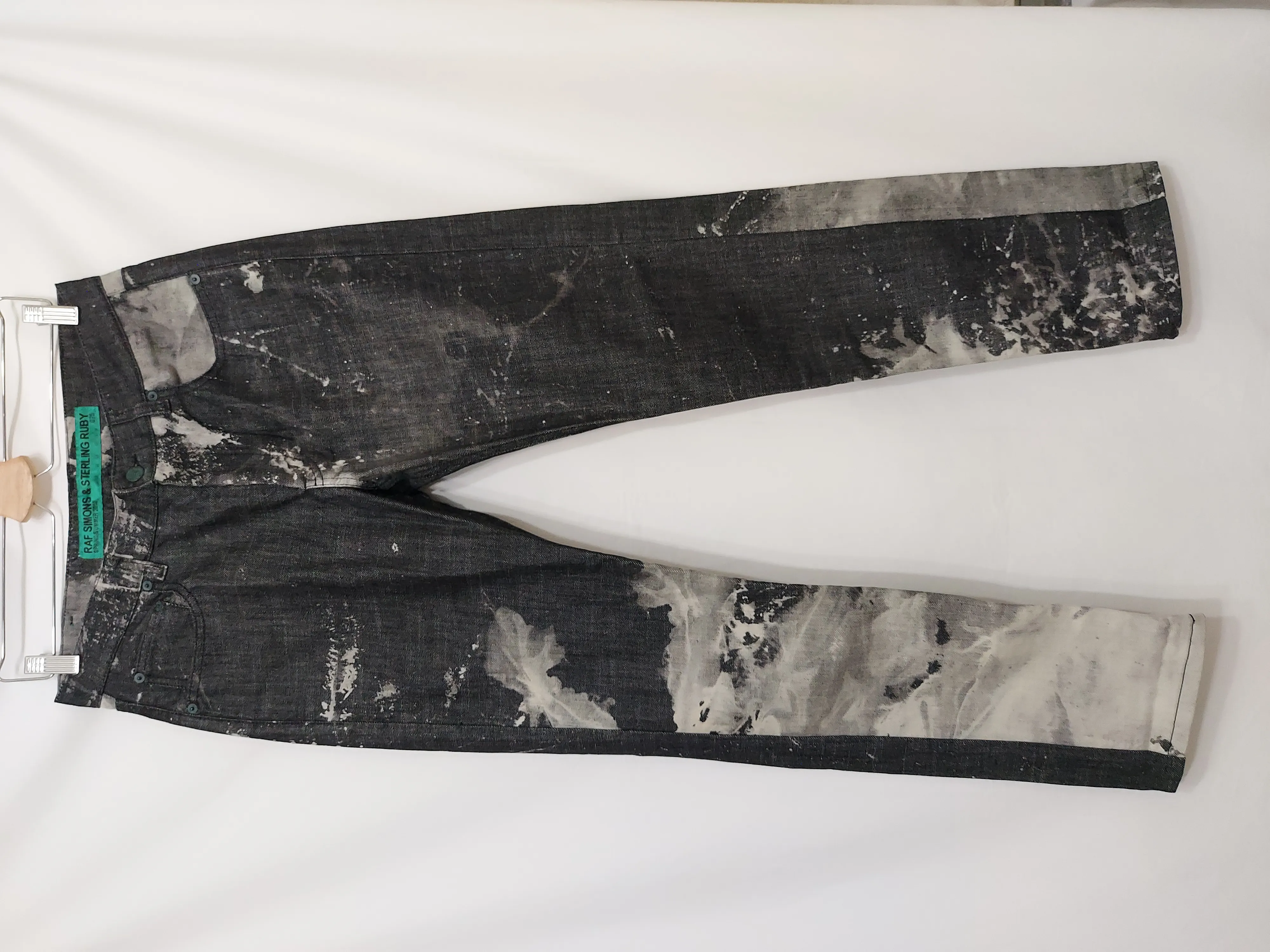 SS10 Black Bleached Jeans