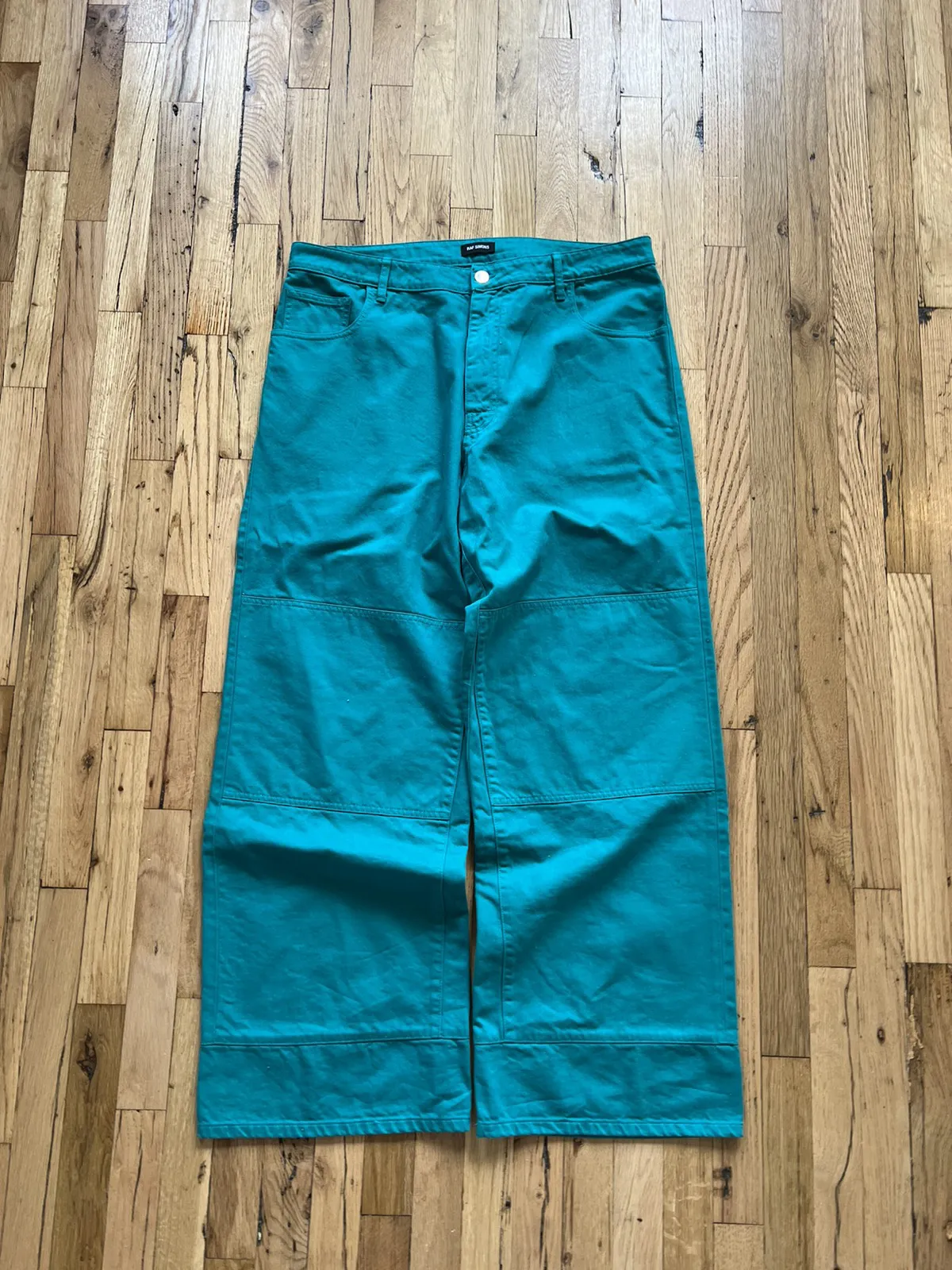 Double knee work wide pants