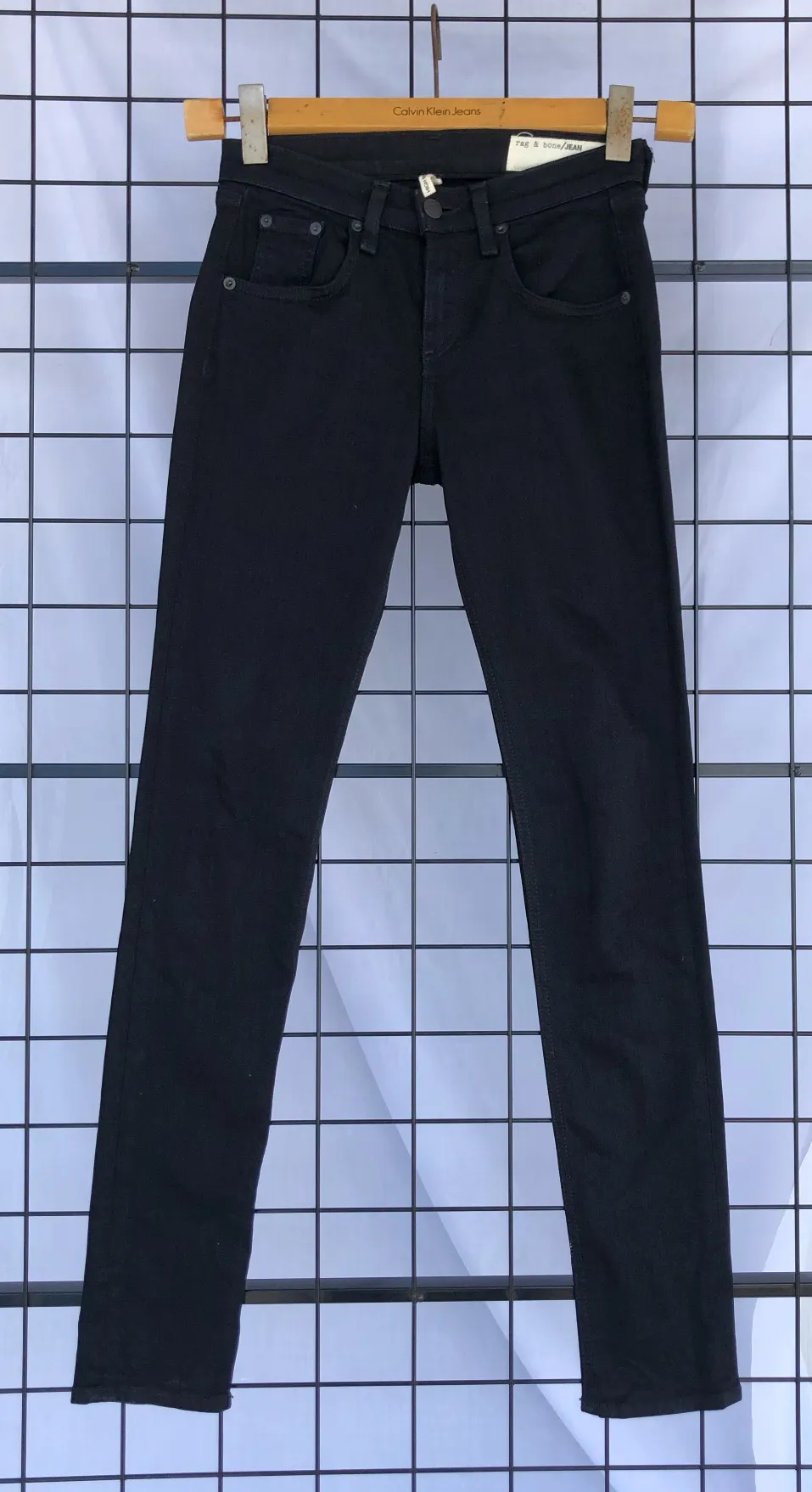 Rag & Bone Skinny Black Jeans