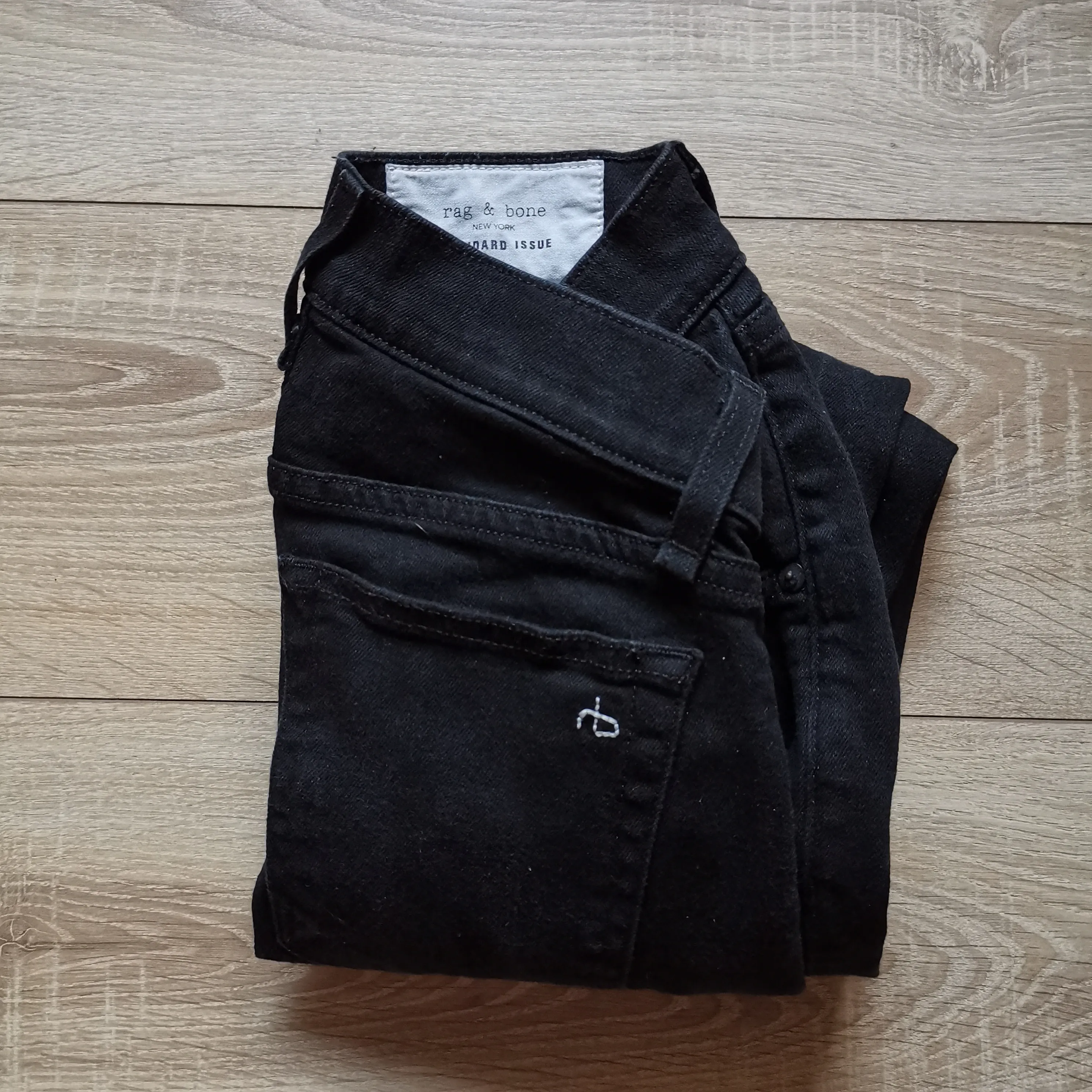 Rag & bone new york denim jeans black made in usa