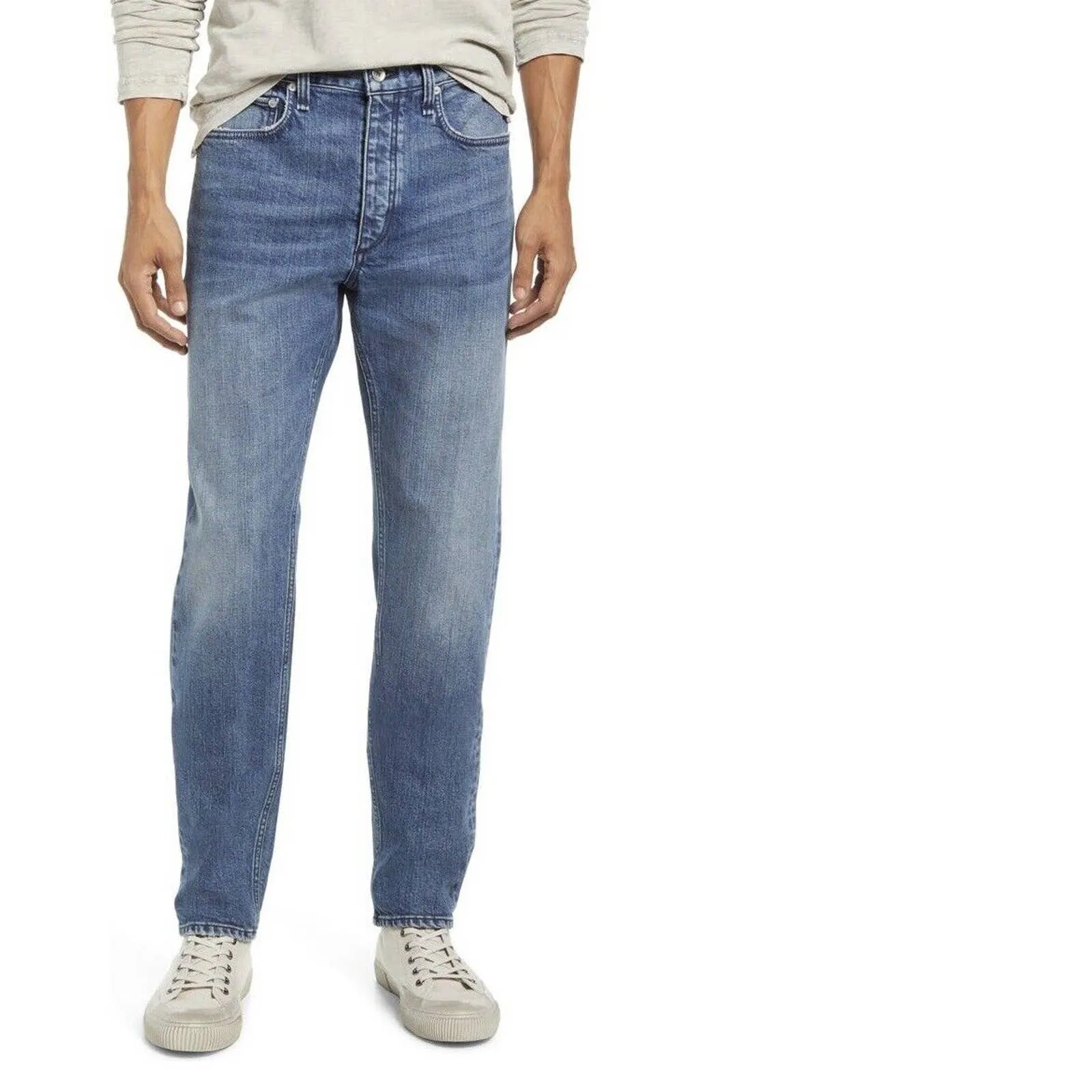 Rag & Bone Jeans Fit 2 Slim in Burgess Blue Size 38 X32