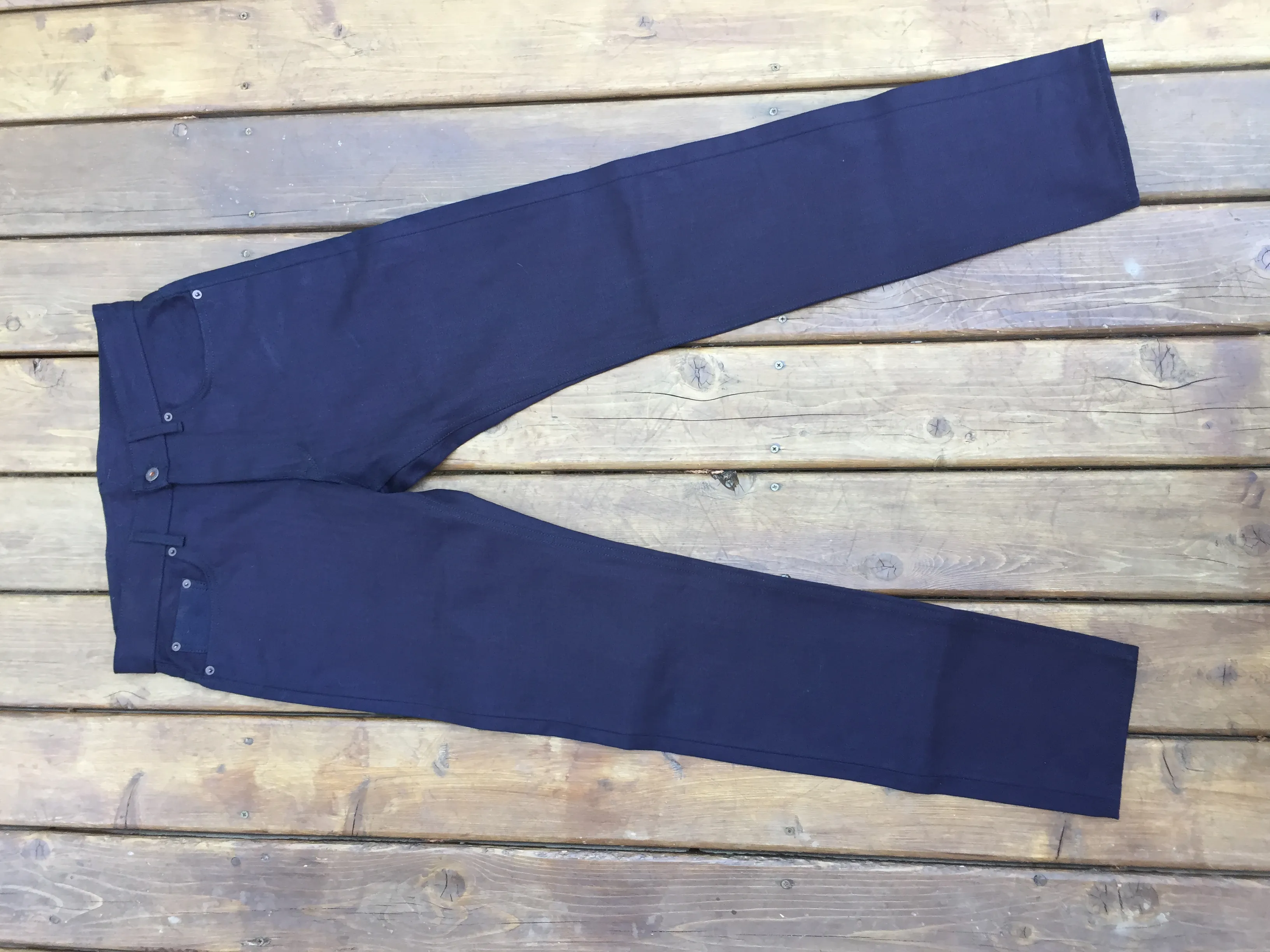 Railcar Spikes X033 14oz Italian Double Indigo Jeans