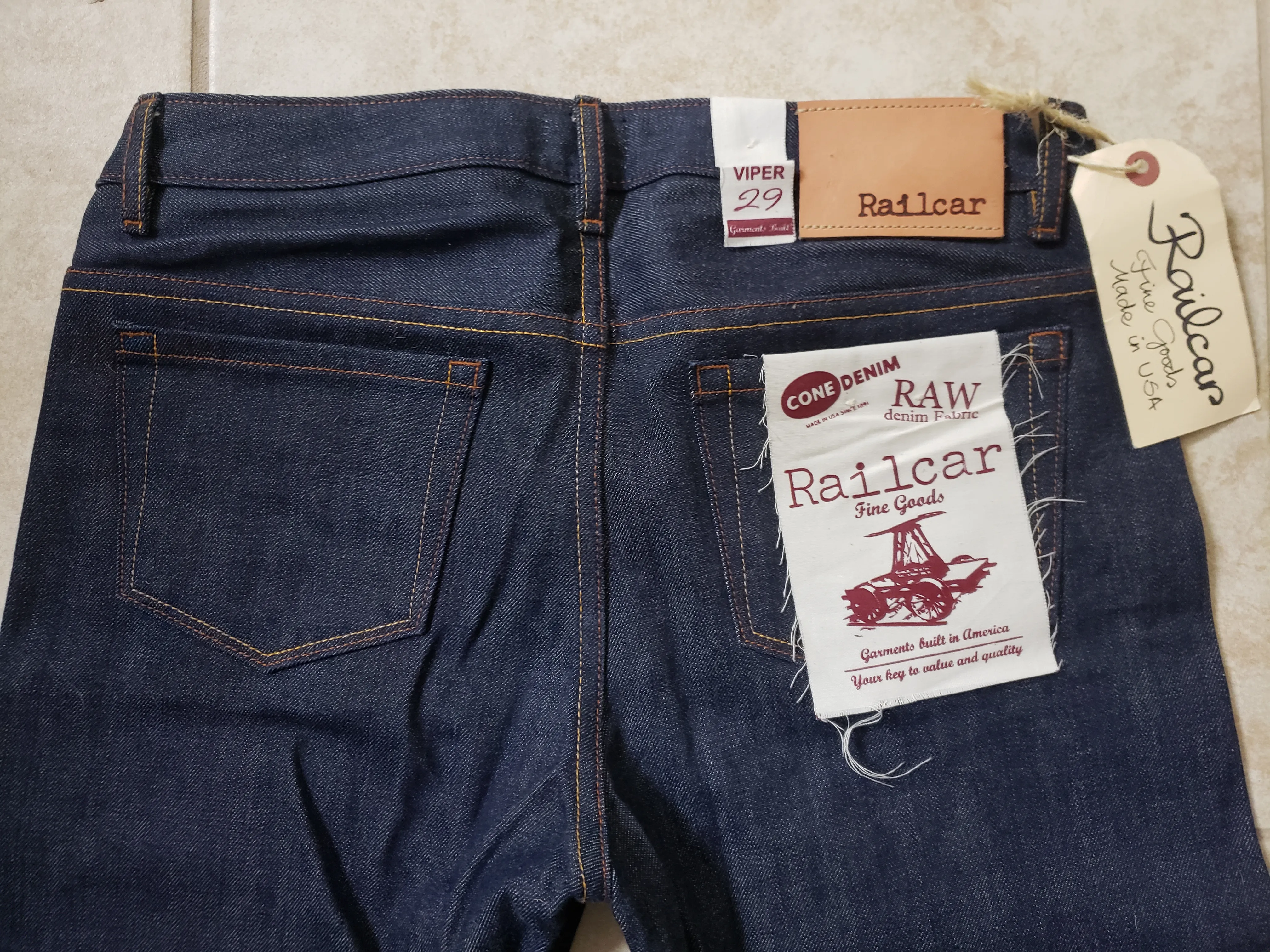 Railcar denim