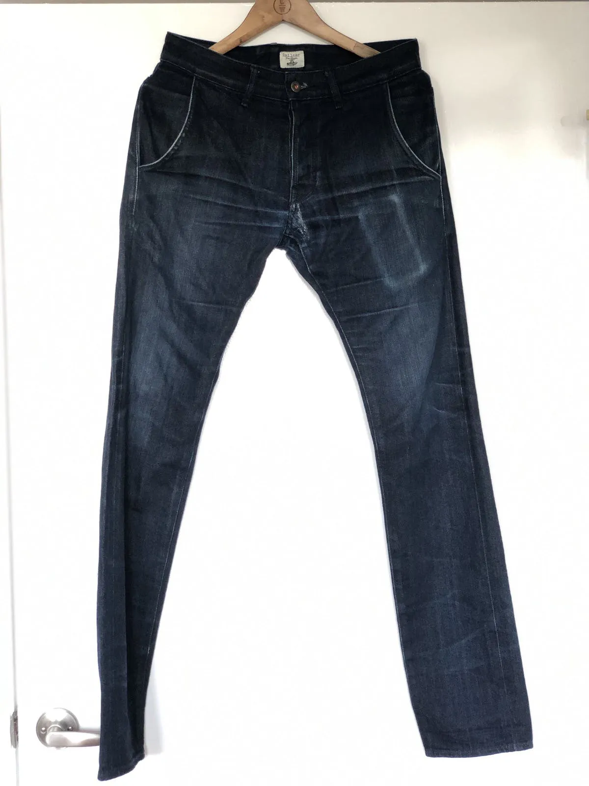 Railcar denim trousers