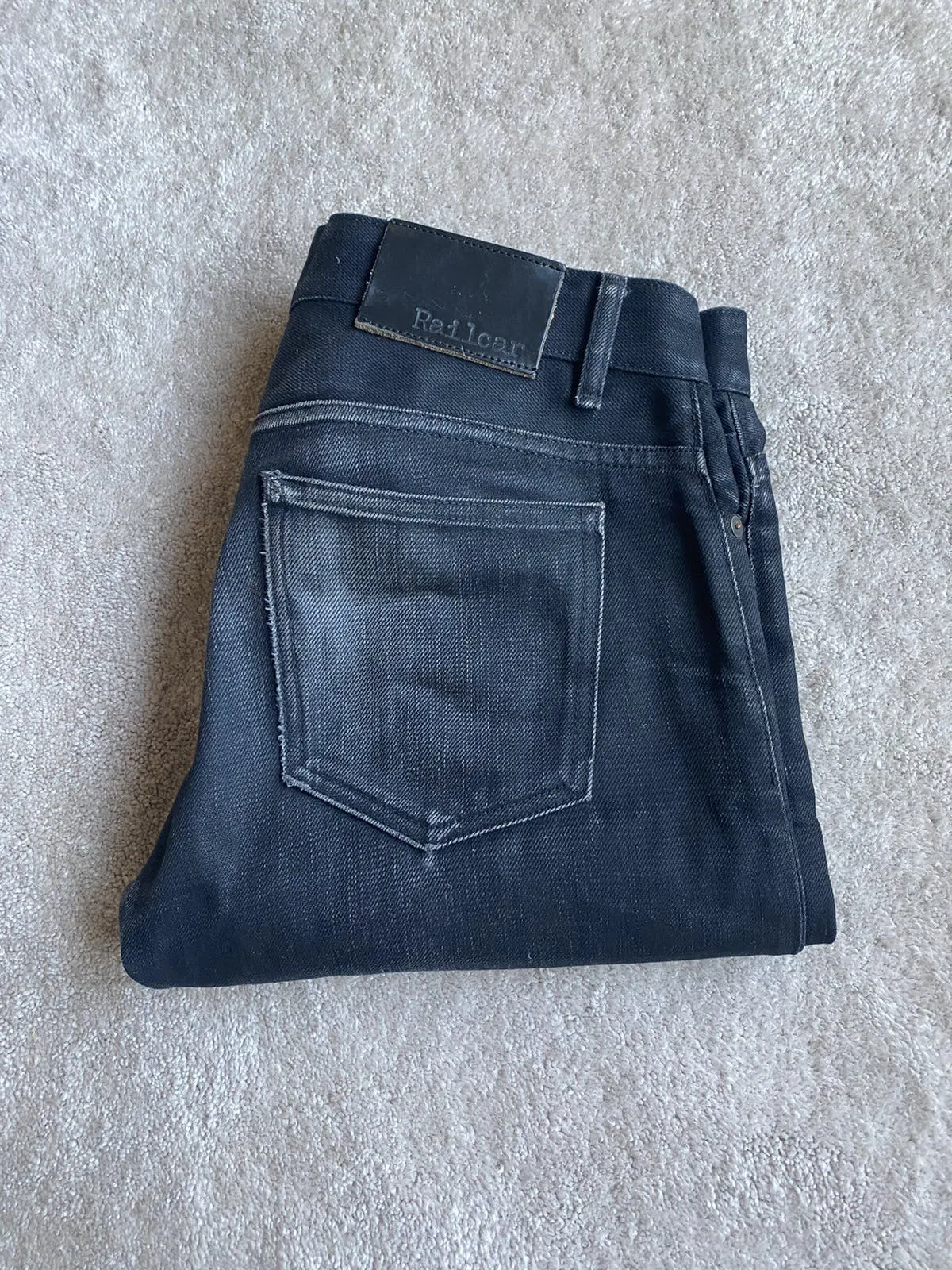Railcar Fine Goods -Spikes X026 13oz Black Denim