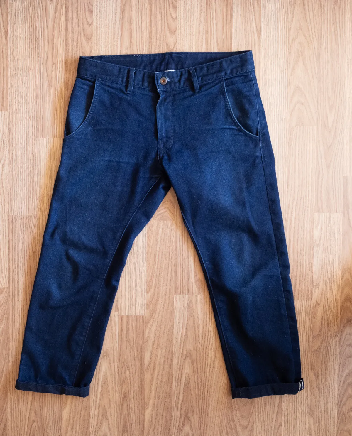Railcar Fine Goods - indigo flight trouser