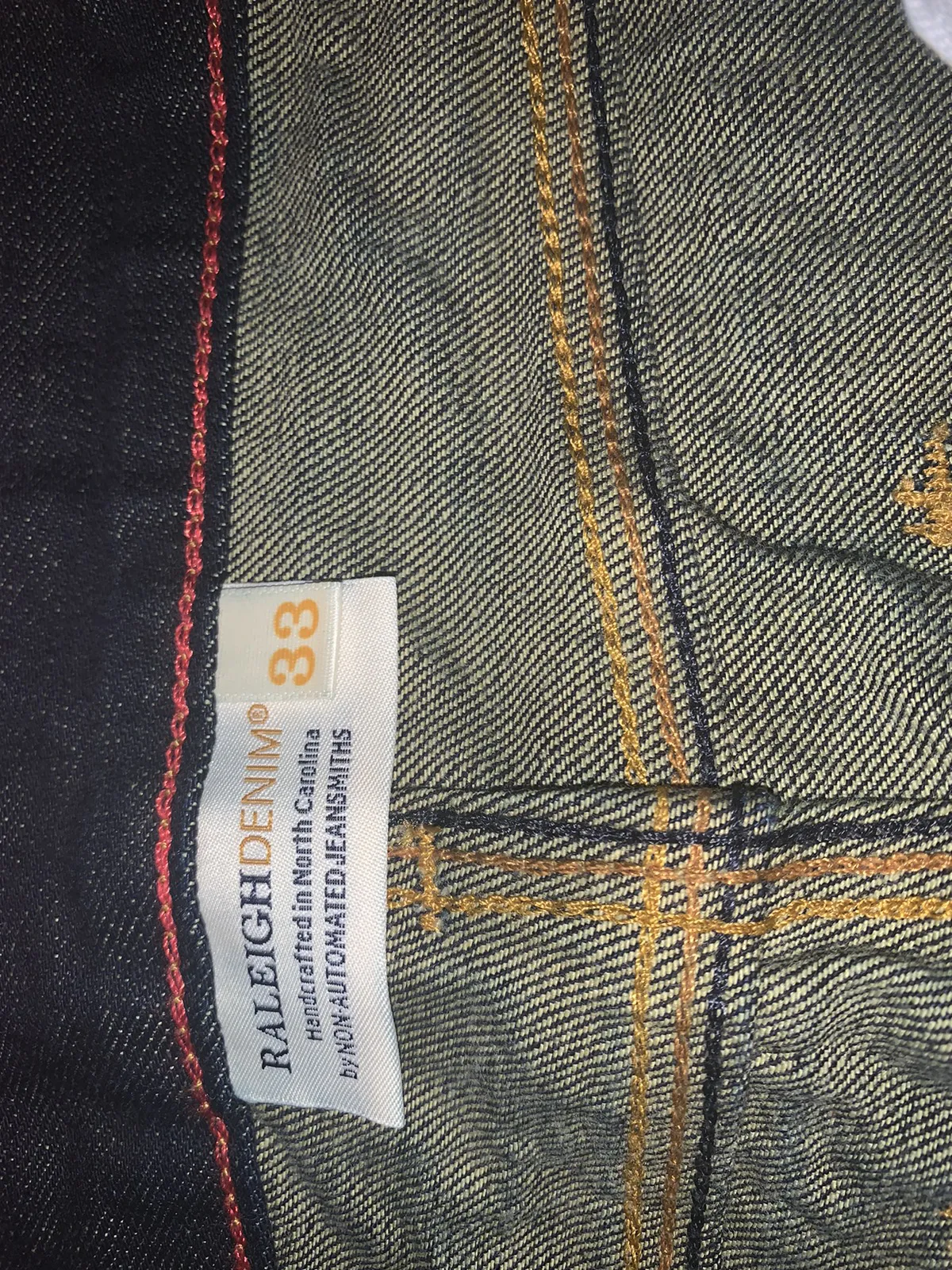 Raleigh Denim Deadstock Raw Indigo (Retail $435)