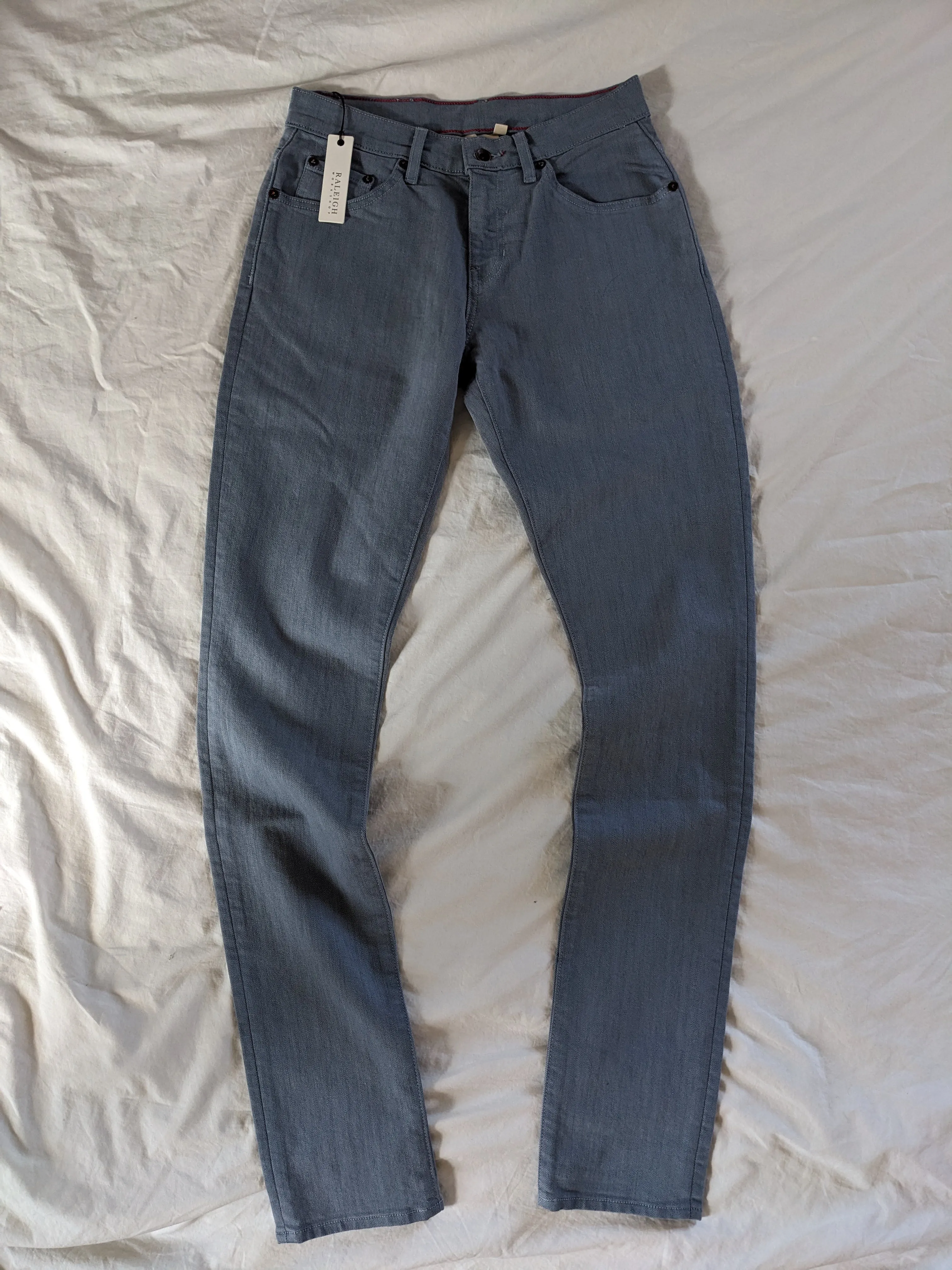 BRAND NEW Raleigh Denim Slate Gray Martin Stretch Slim Jeans