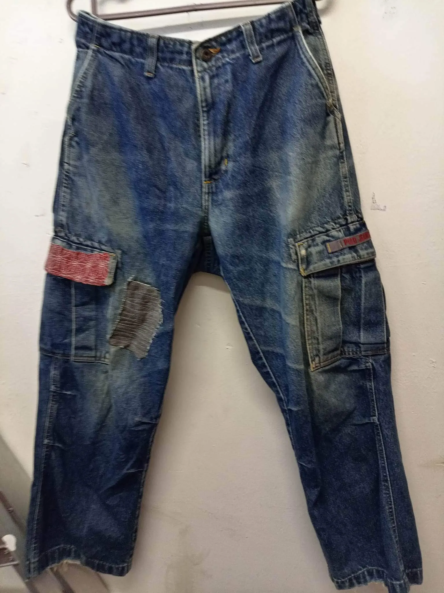 vintage 90's Polo Ralph Lauren cargo den jeans