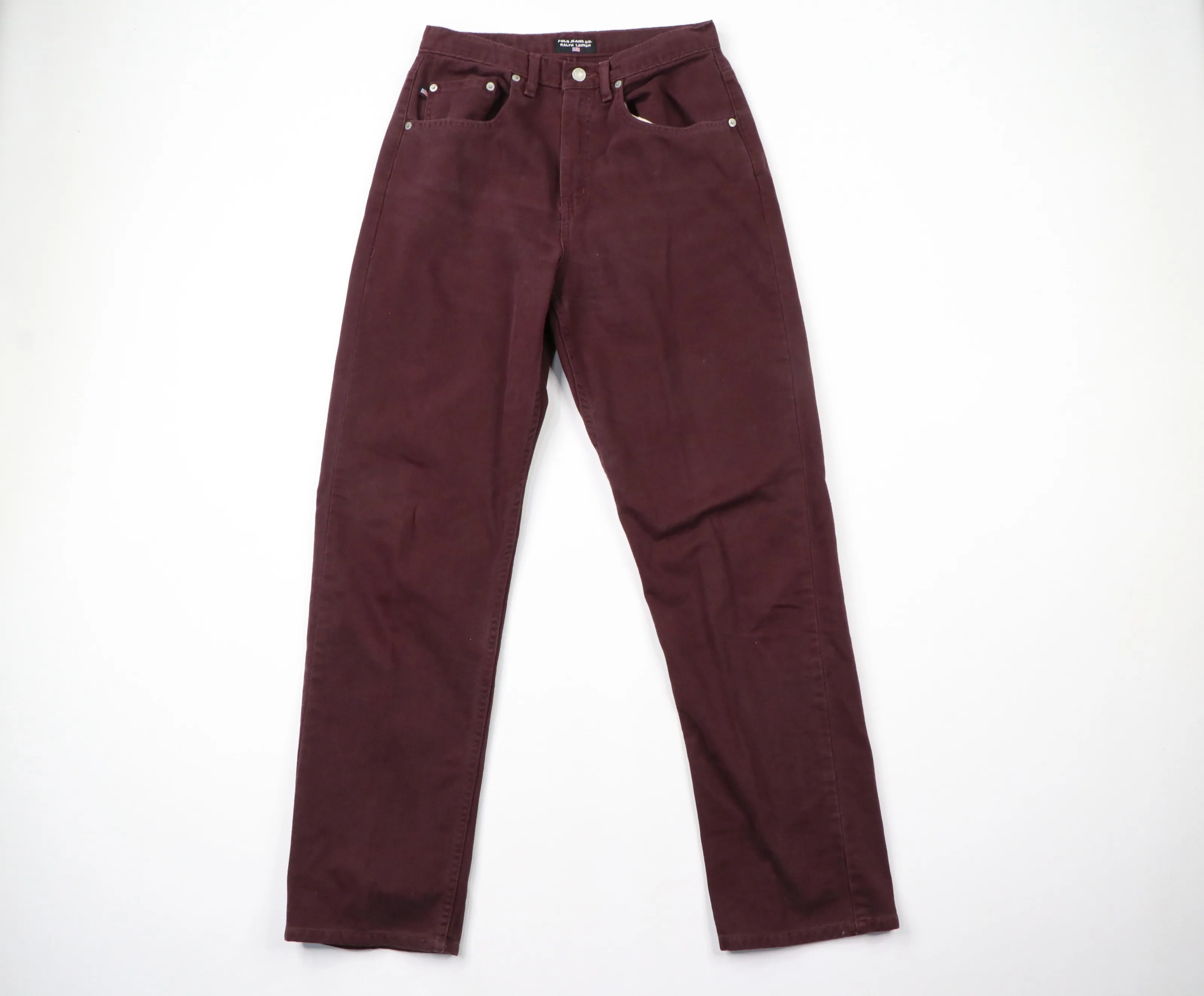 Vintage 90s Ralph Lauren Spell Straight Leg Jeans Purple