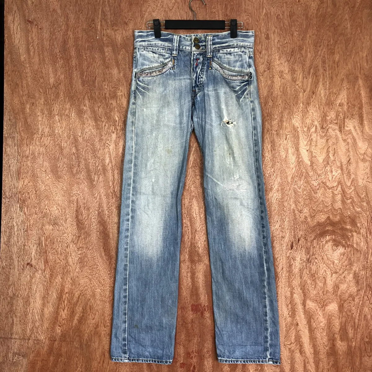 Replay Distressed Denim Pants