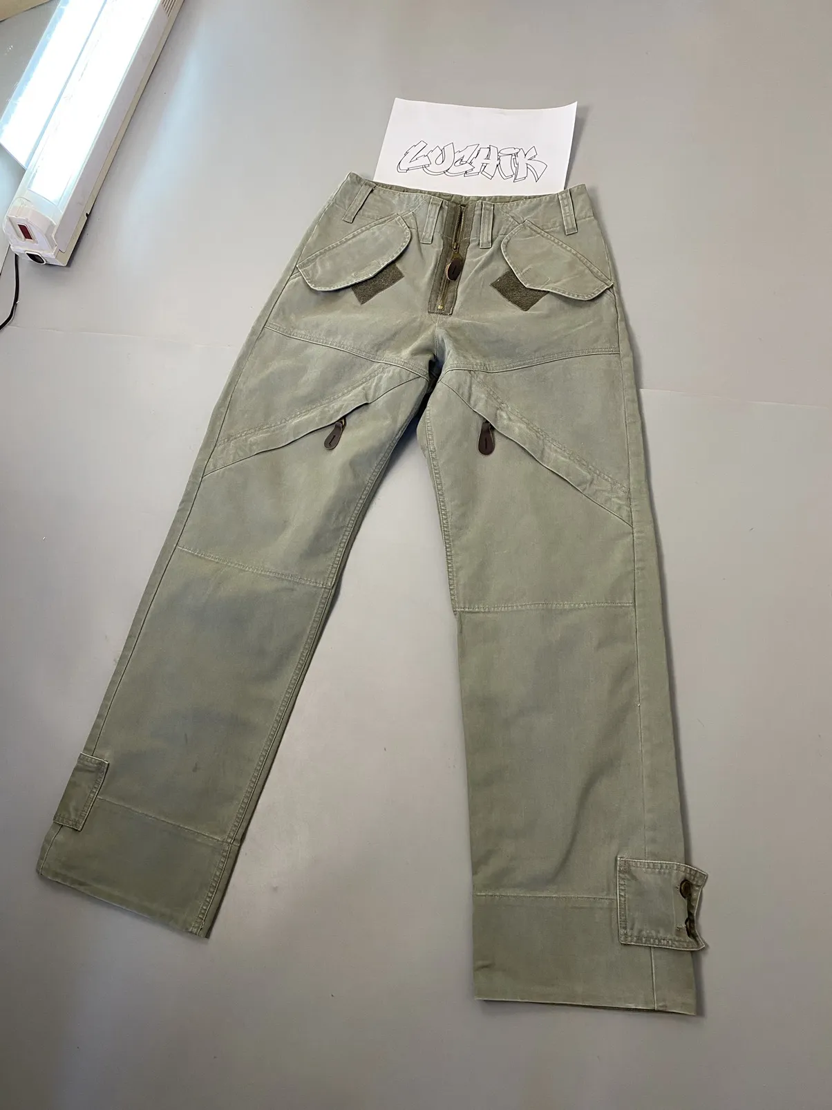 REPLAY Khaki Jeans Multi Pocket
