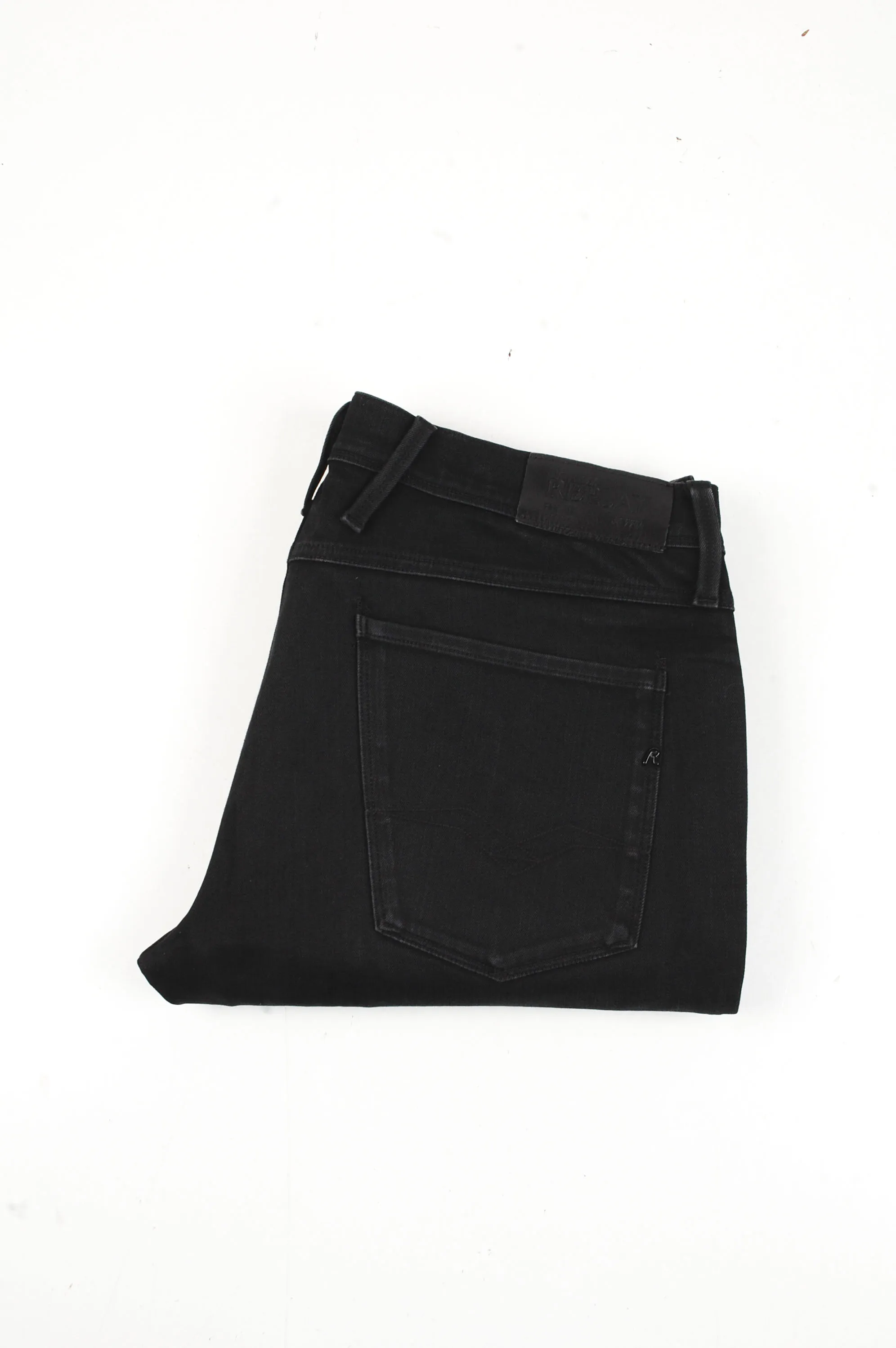 37284 Replay Anbass Black Men Jeans size 36/30