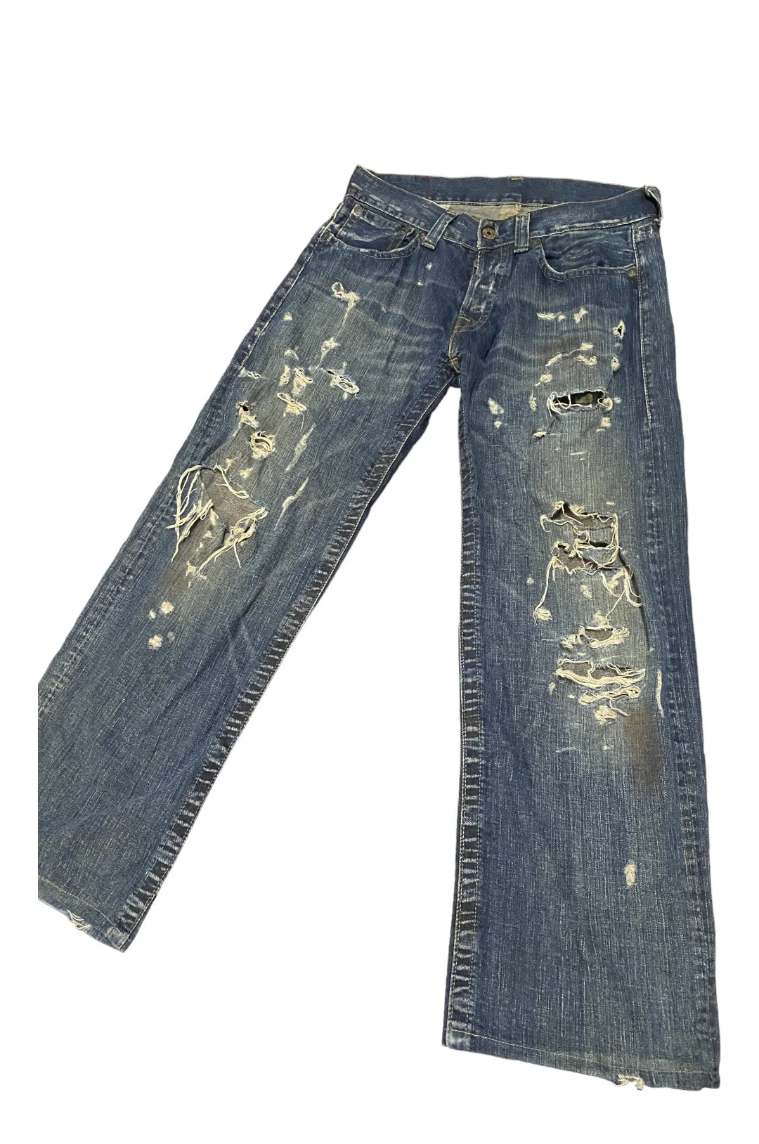 DESTROY DESIGN !! REPLAY DISTRESSED street skate BJ1