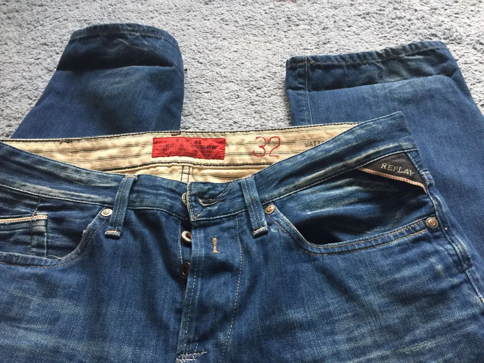 Replay Blue Denim 32/36