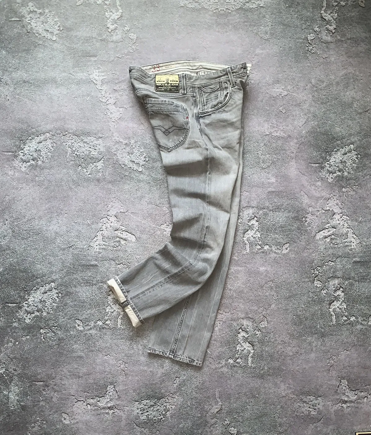 Replay 33/34 moresk denim casual pants jeans chinos
