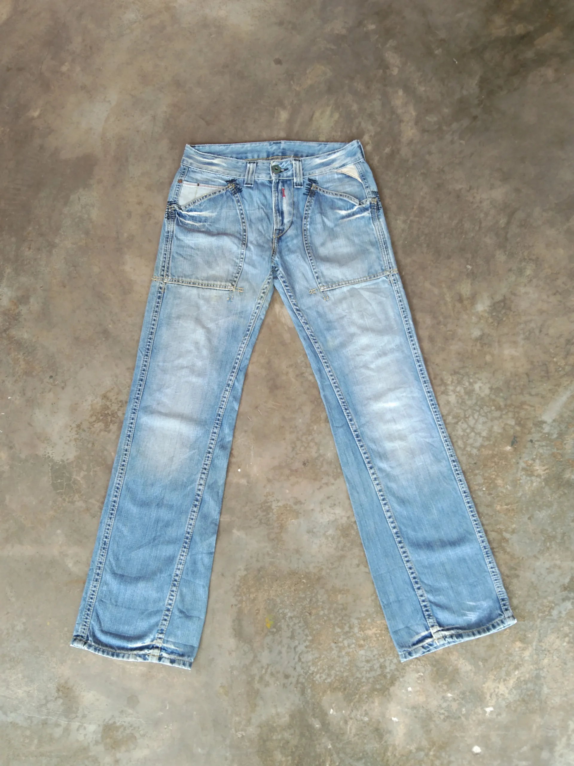 Vintage Flared Jeans Replay Mini Bootcut 28x31