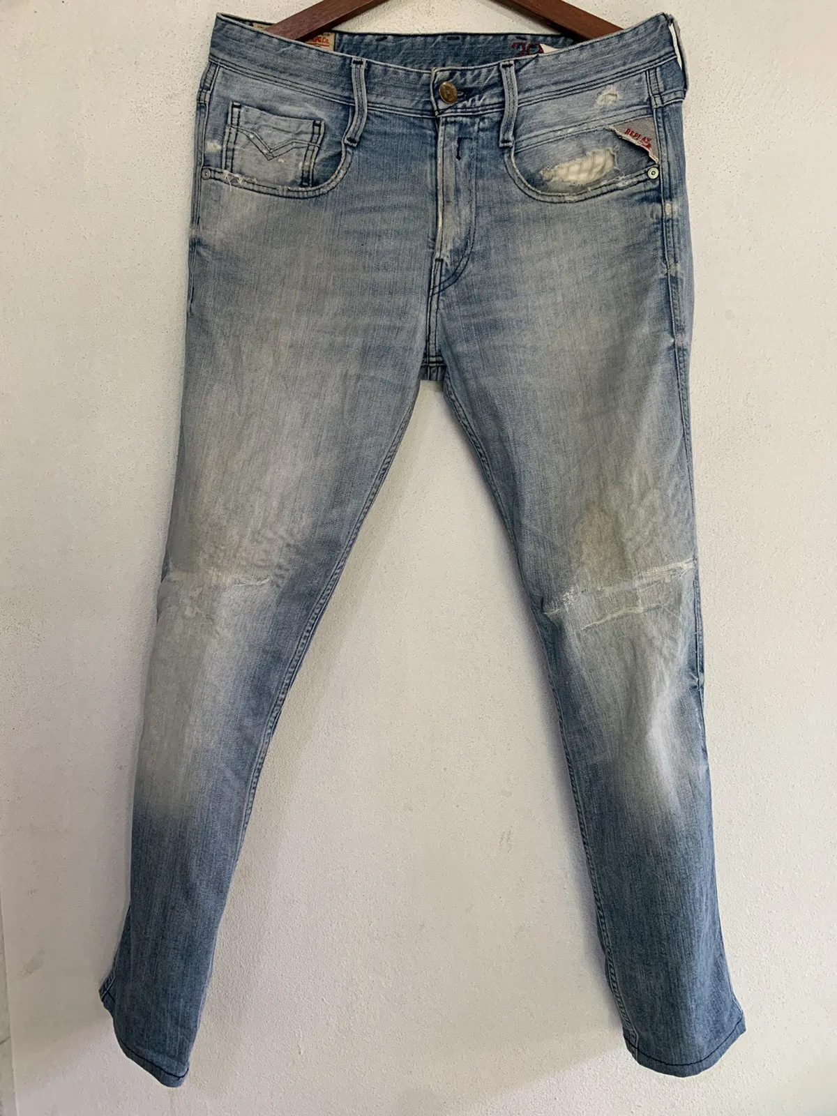 Replay Anbass Distress Jeans
