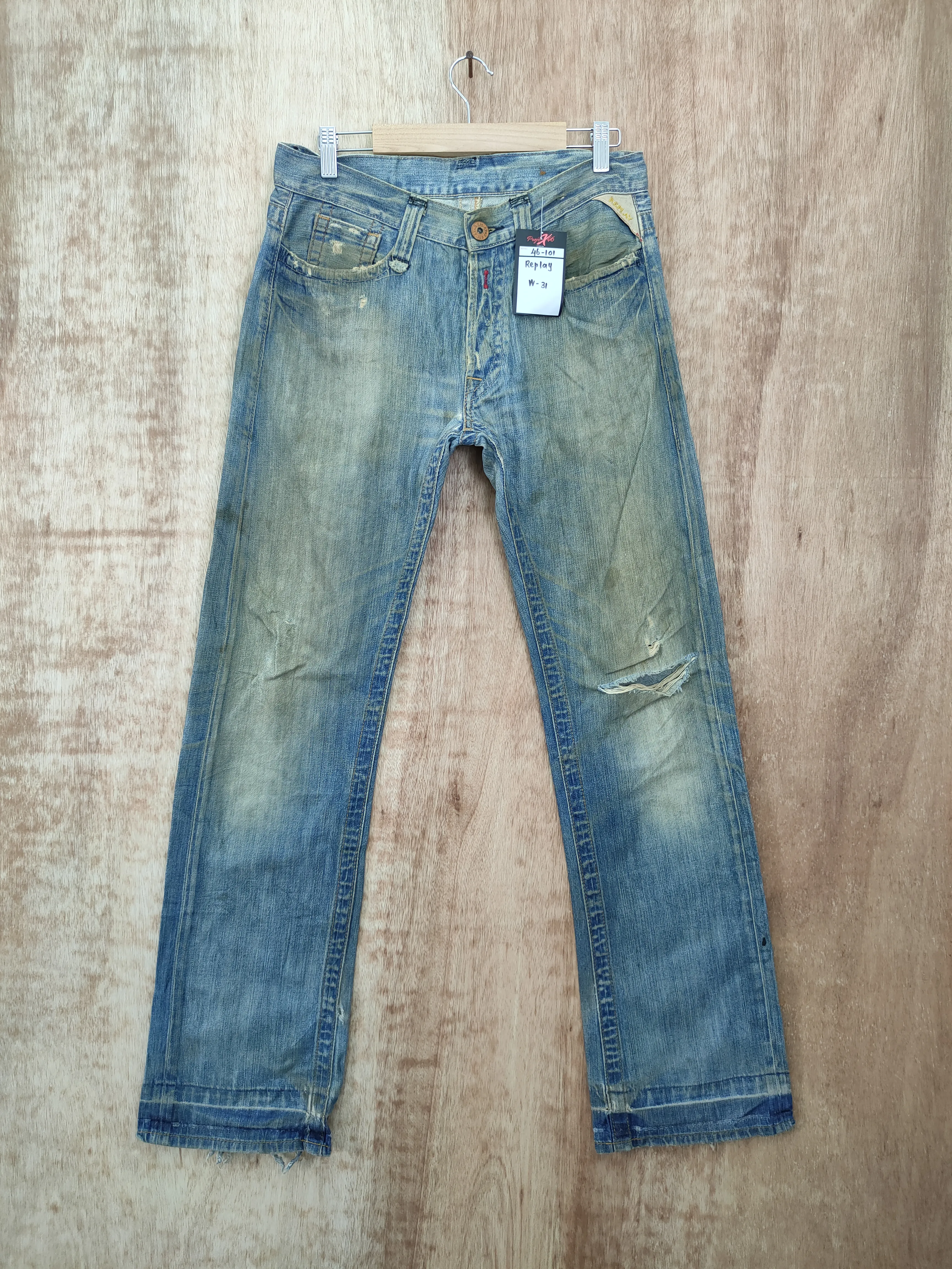 Replay Distressed denim pants #46-101