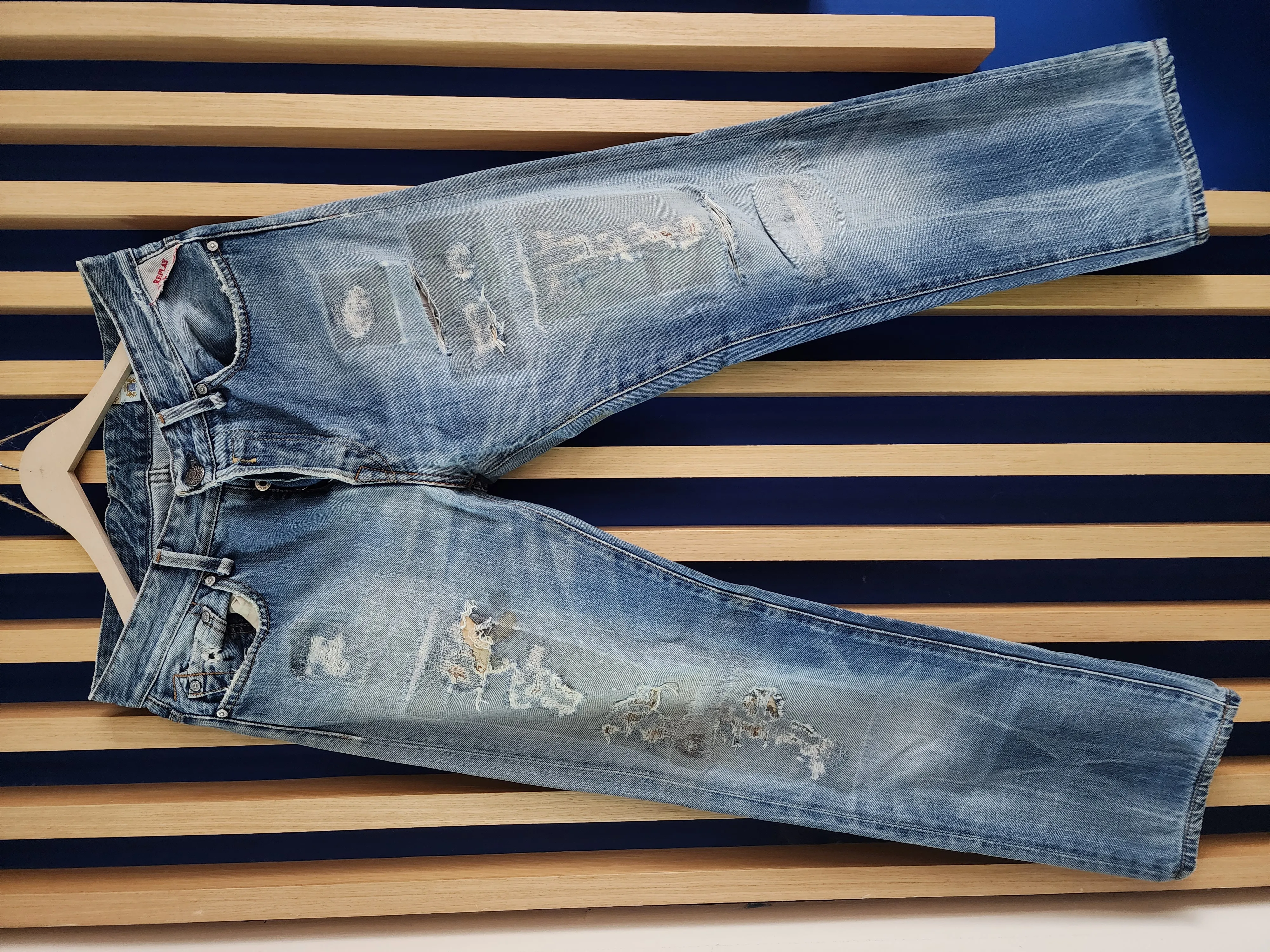 Replay Famous Quality Blue Men Jeans size 31