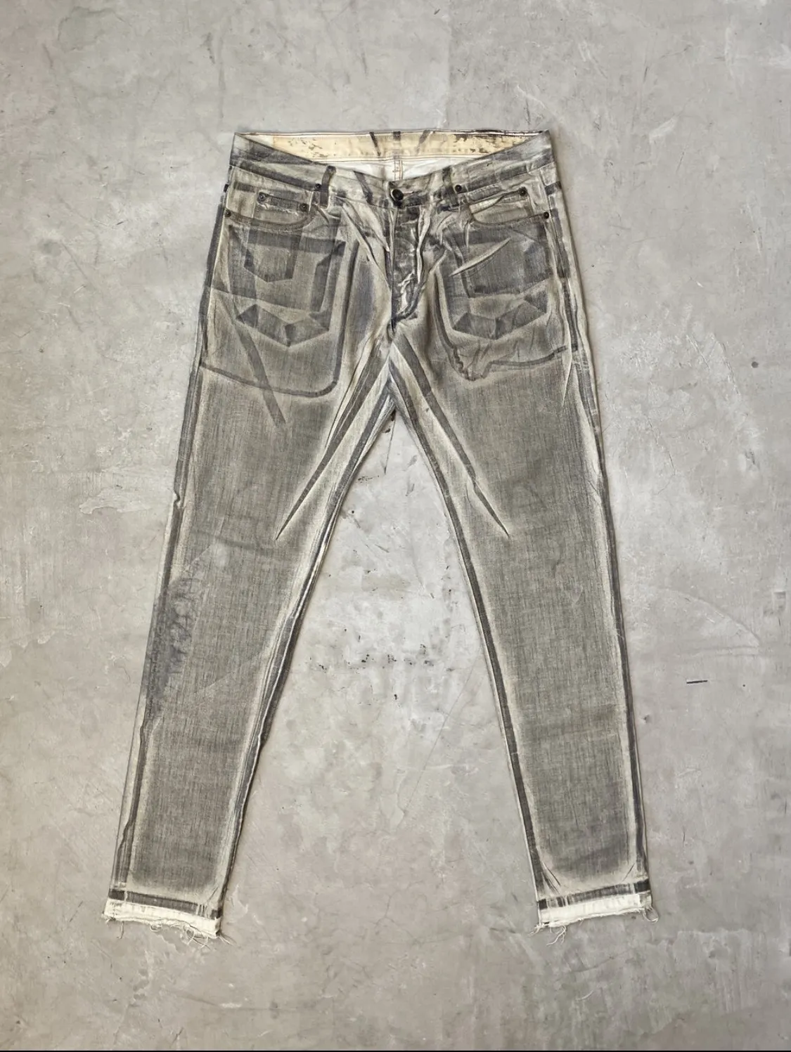 RICK OWENS DRKSHDW Gravel jeans
