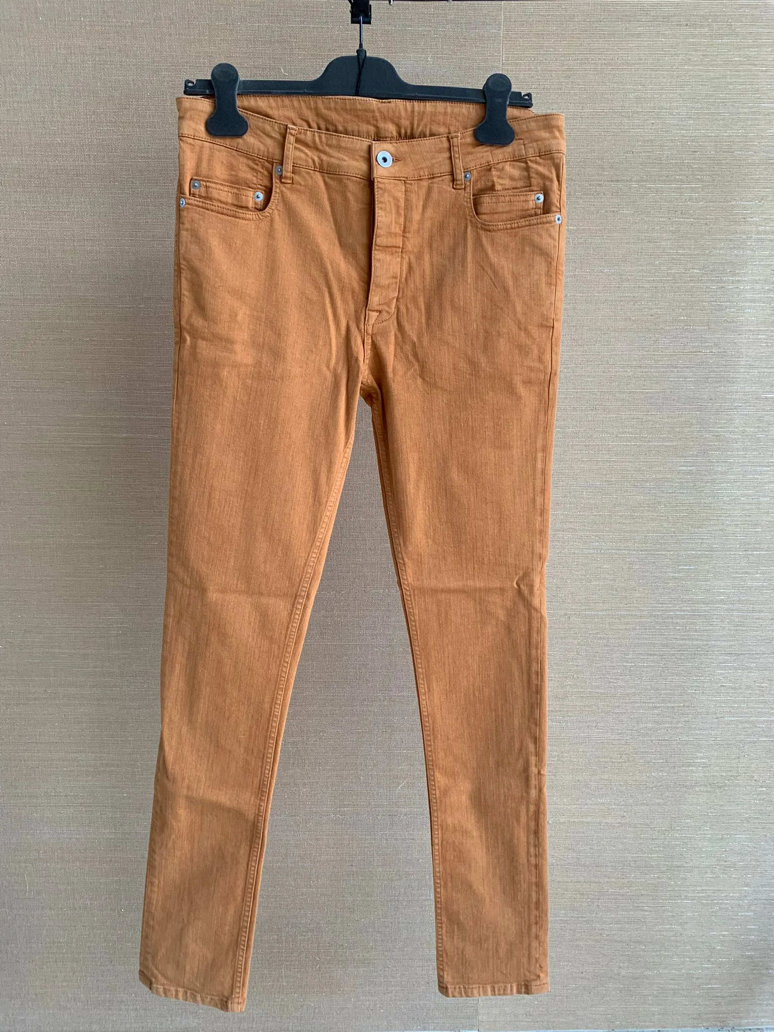 Tyrone Cut Denim IN Tangerine color