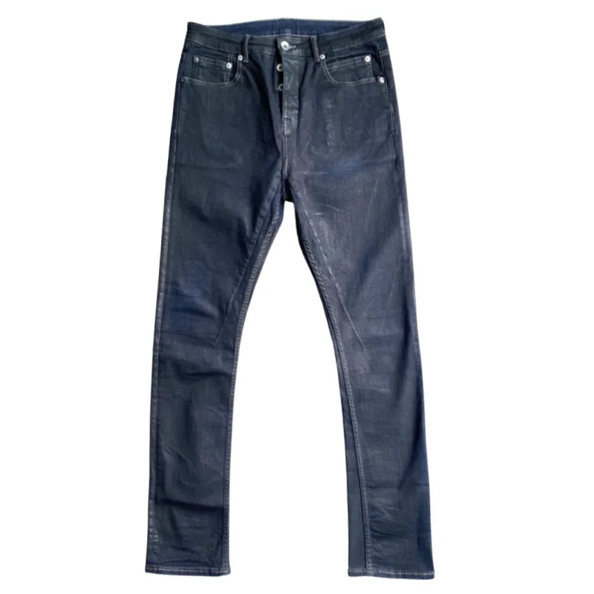 Fall19 Drkshdw Light Wax Detroit Cut Black Denim