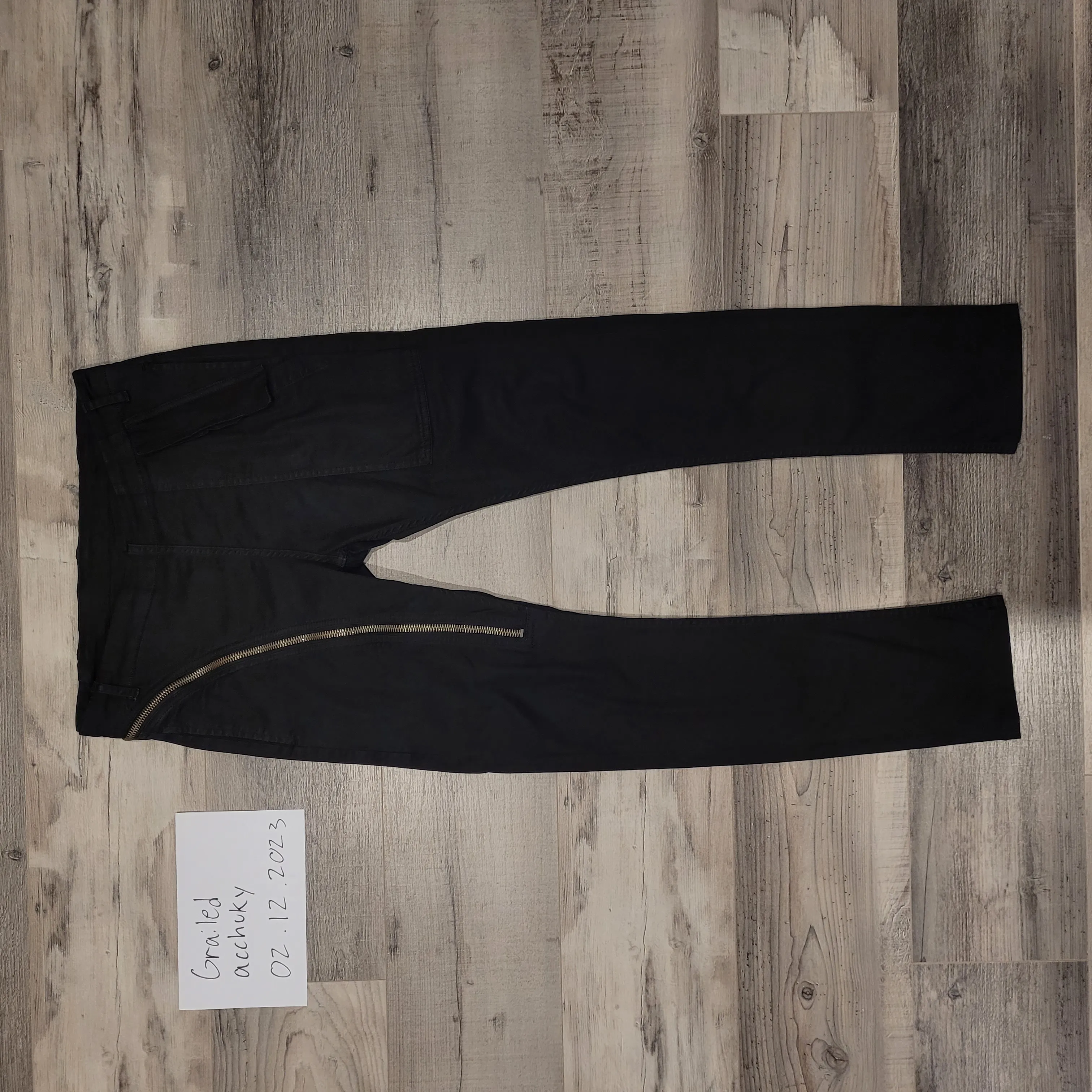 FW14 DRKSHDW AIR CUT JEANS "BLACK INSIDE" Size S