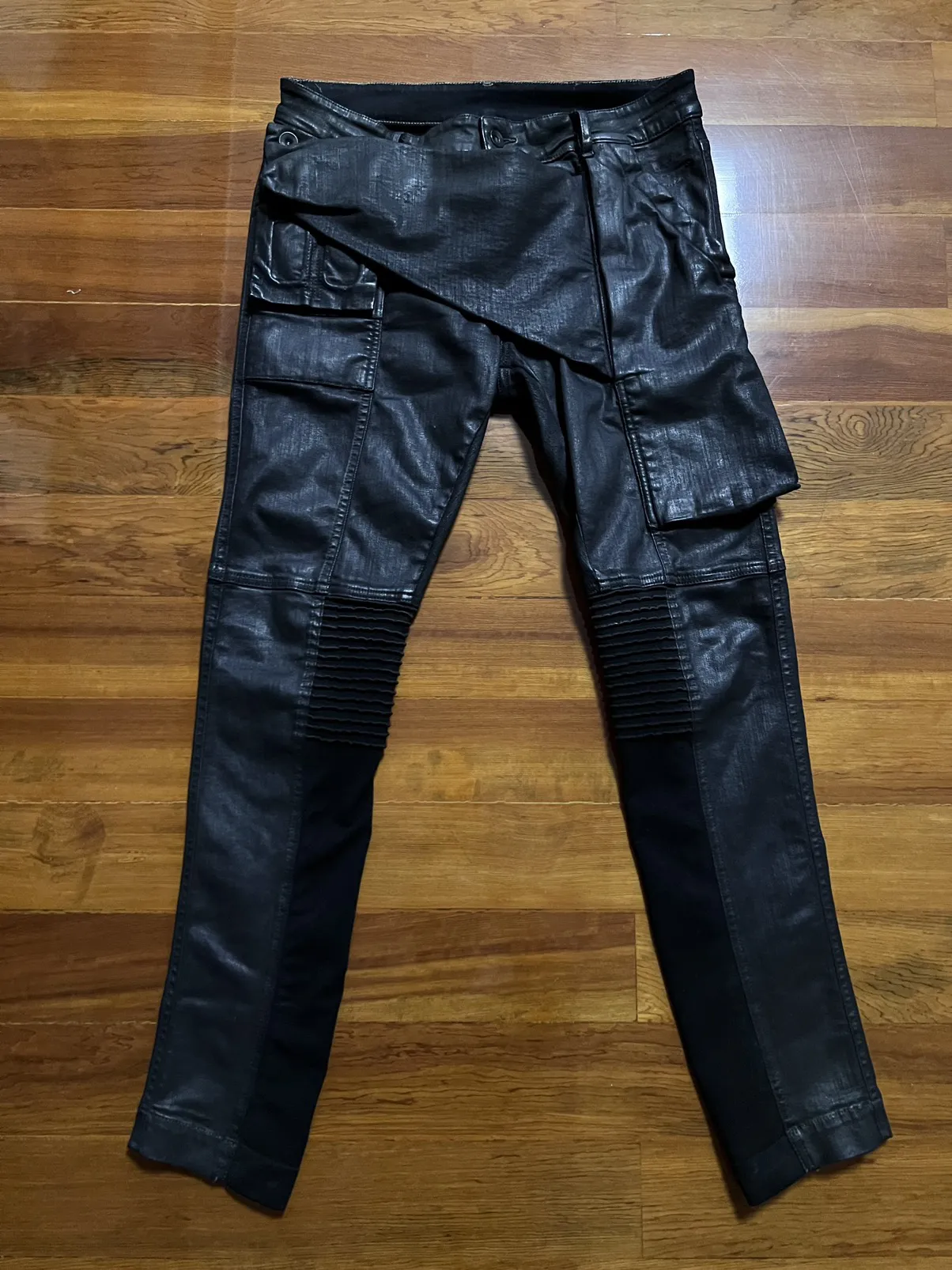 Rick owens drkshdw waxed Memphis cut jeans sz31