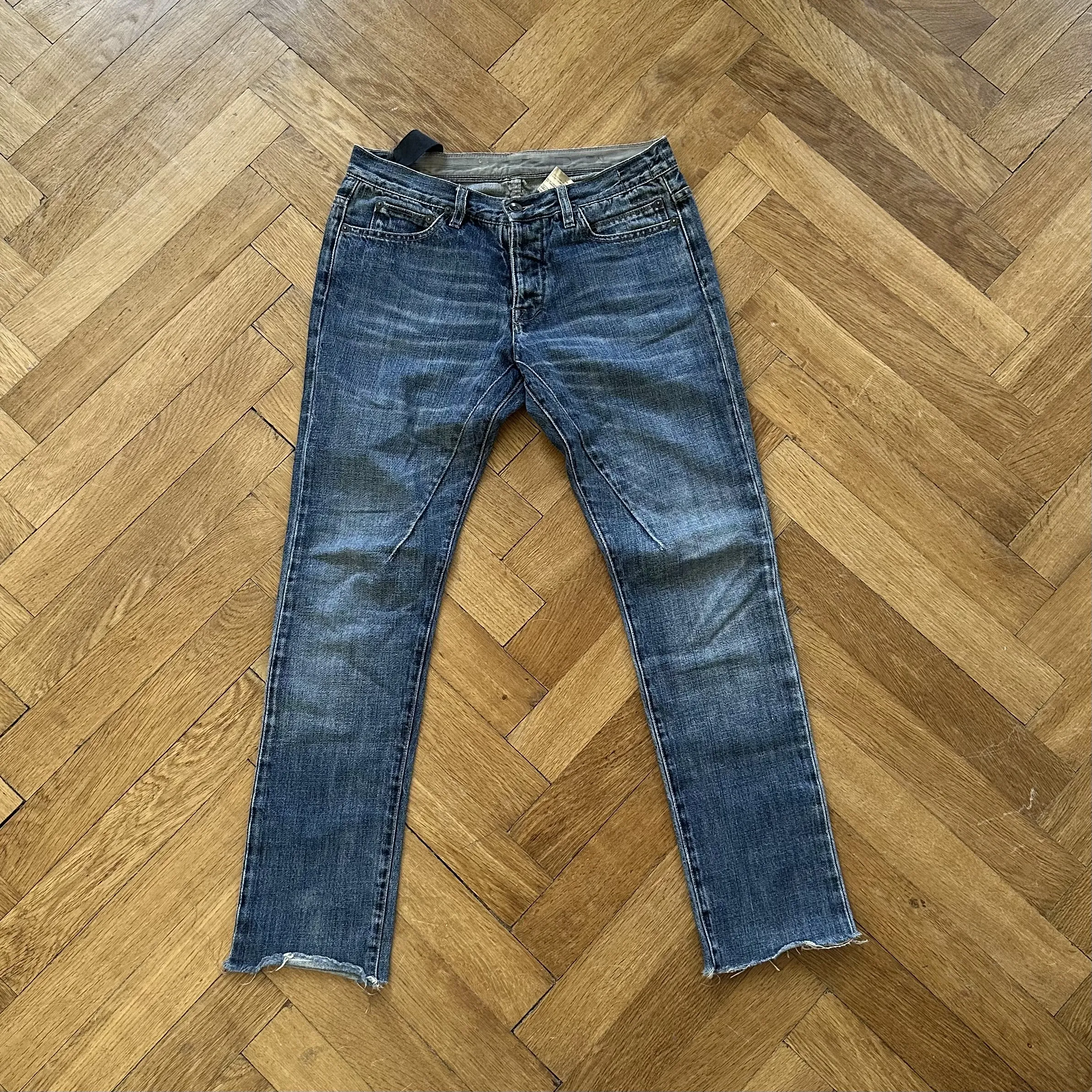 Vintage Detroit Washed Blue Denim