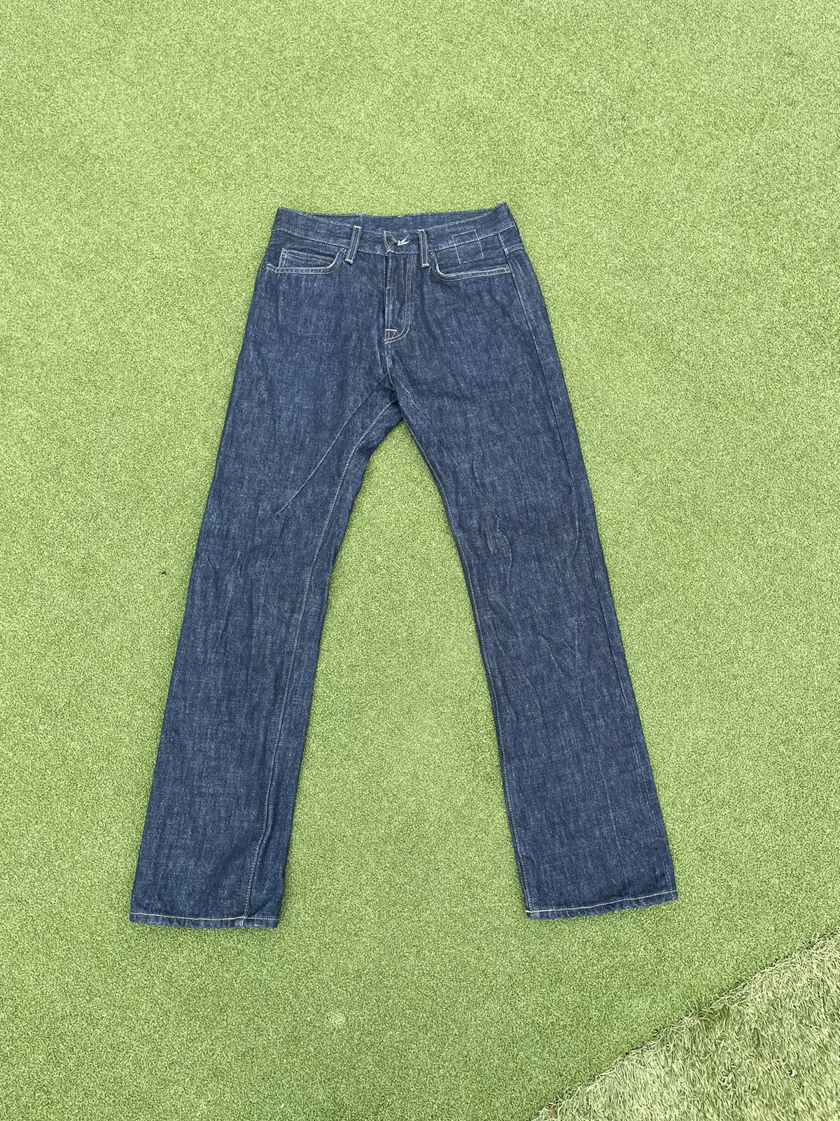 Rick Owens DrkShdw Dark Blue Denim Torrence Cut
