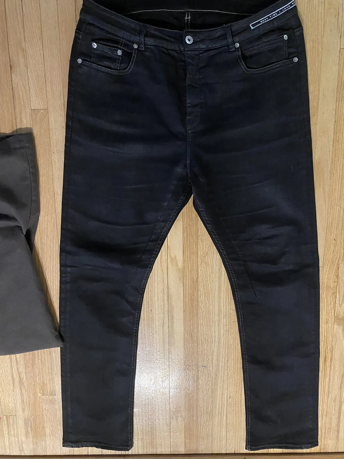 PANTS DRKSHDW FW22 STROBE BLACK DETROIT CUT