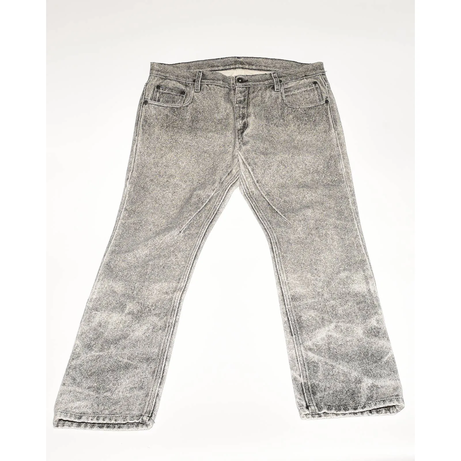 Rick Owens DRKSHDW Cracked Wax Jeans
