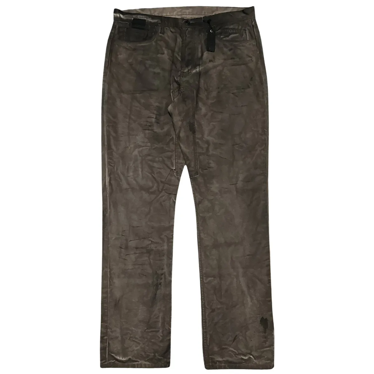 Rick Owens Slab Burnt Canvas Early 2000s