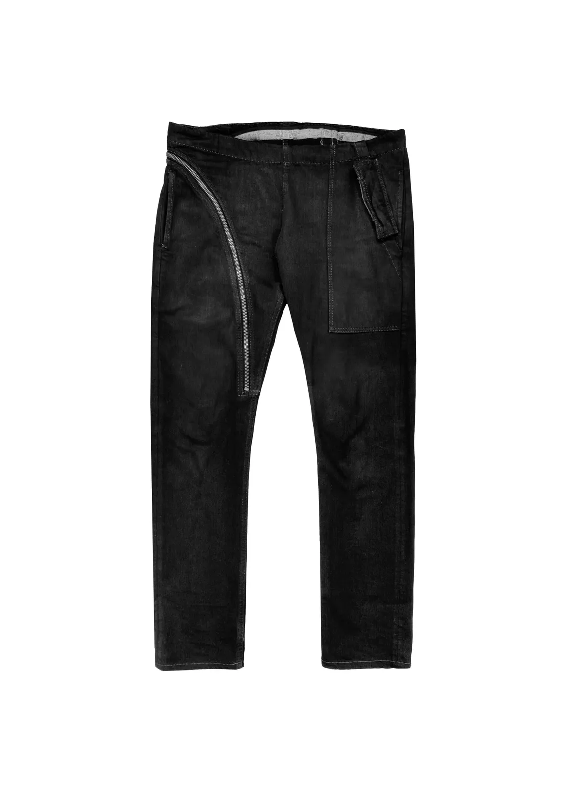 FW15 Rick Owens DRKSHDW “Blackety Black” Aircut Denim
