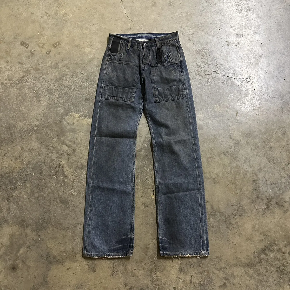 Rick Owens SLAB Mudwash Denim Jeans