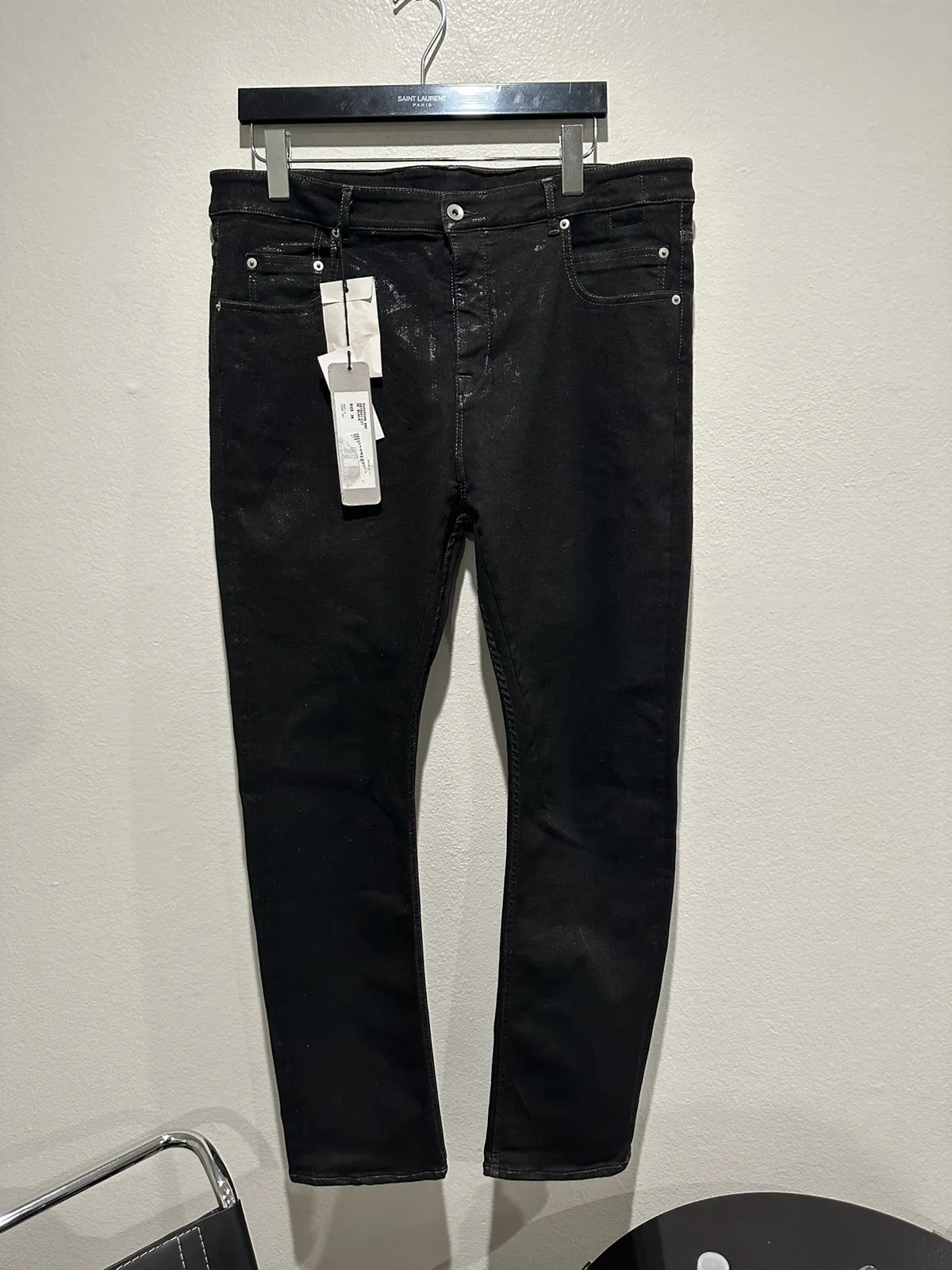 BNWT Foil Waxed Detroit Cut Denim Jeans