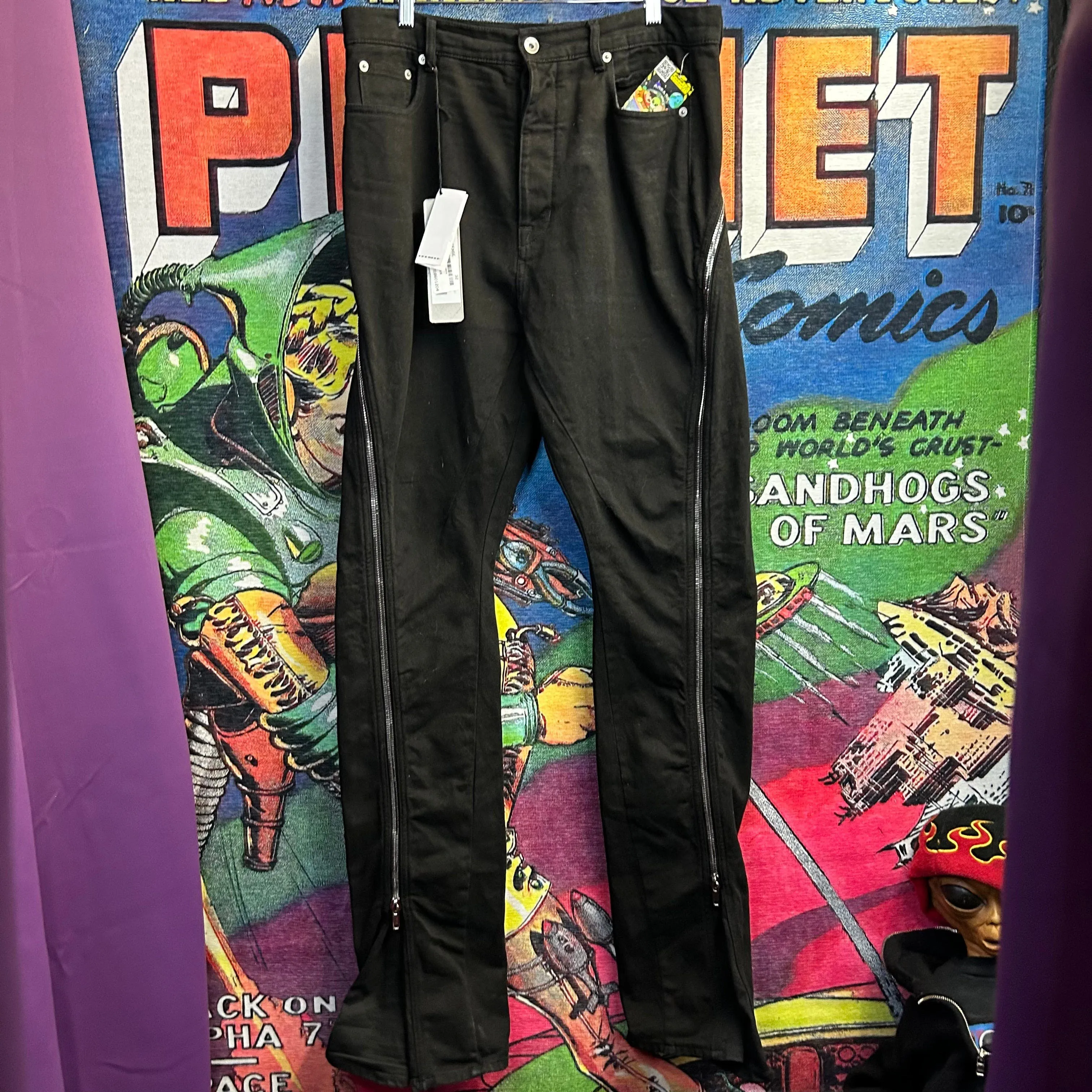 Brand New Rick Owens Banana Cut Jeans Size 35